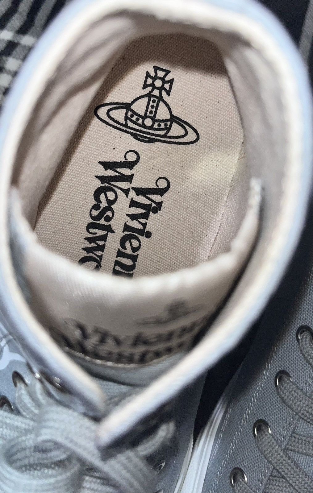Vivienne Westwood LAST DROP EVER Blue Plimsoll High Top Sneakers Size US 10 / EU 43 - 9 Thumbnail