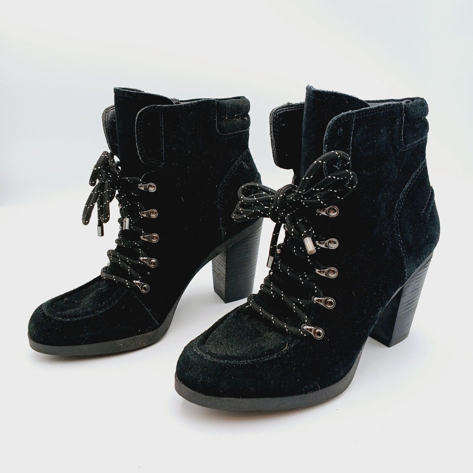 Gianni Valentino Gianni Bini Ankle Boots Booties black Lace Up 8 M Size US 8 / IT 38 - 8 Thumbnail