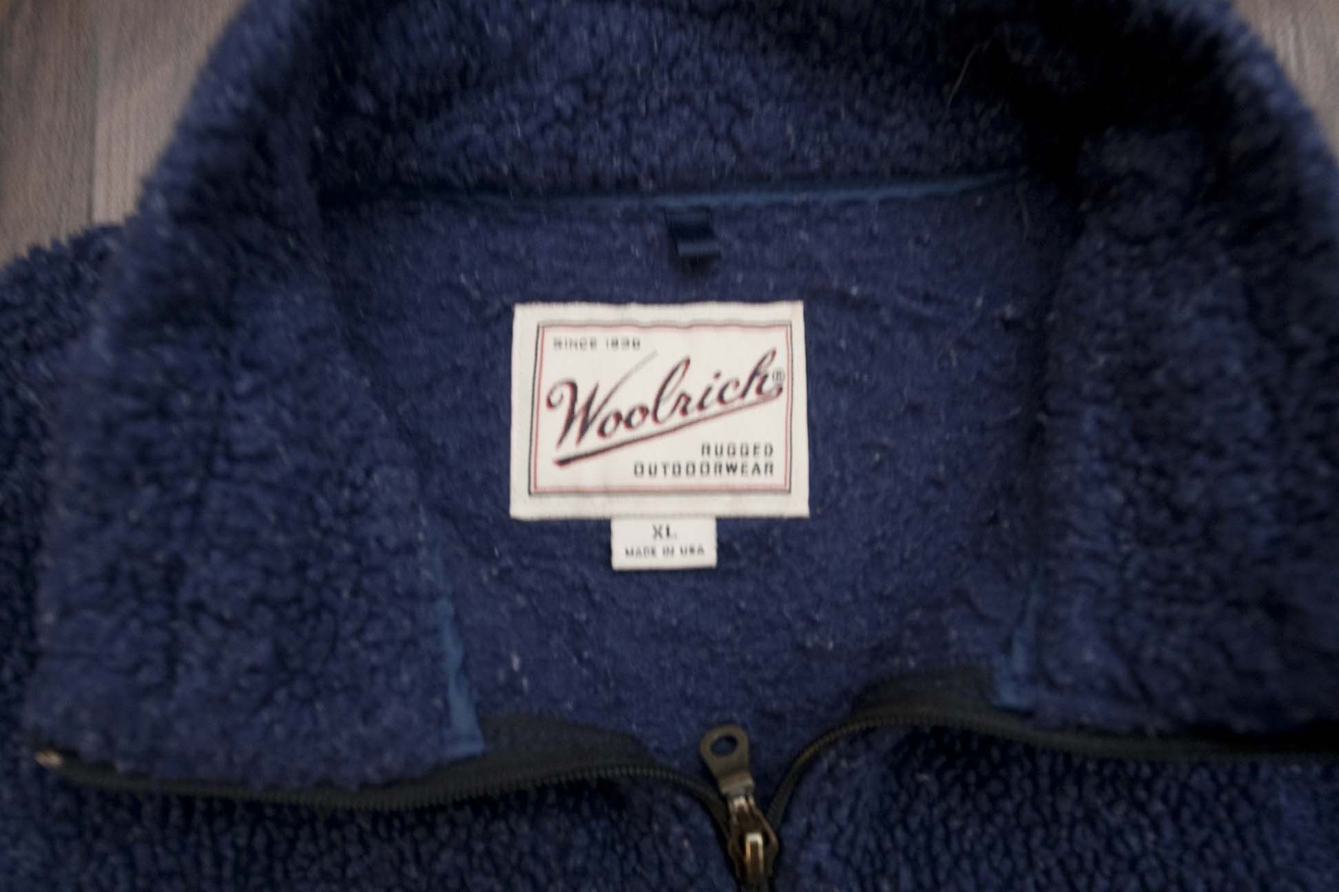 Woolrich Woolen Mills Woolrich Fleece Jacket Made in USA Size XL Dark Blue Size US XL / EU 56 / 4 - 2 Thumbnail