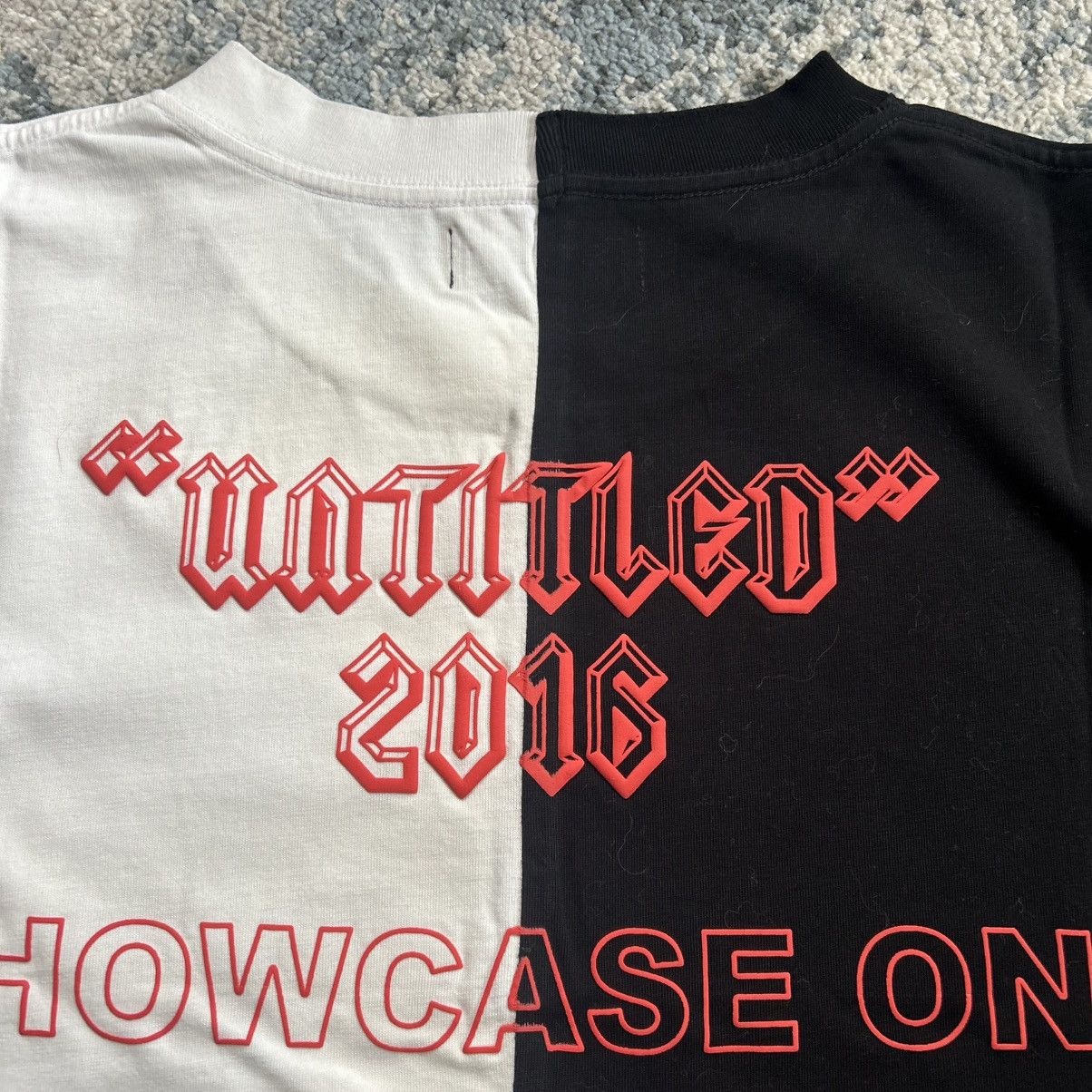 Revenge SPLiT “UNTiTLED” SHOWCASE ONE BLACK FLAG DiSTRESSED BOXY TEE Size US XXL / EU 58 / 5 - 16 Thumbnail