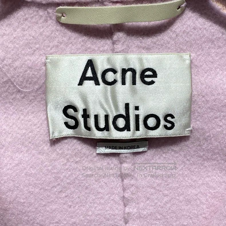 Acne Studios Acne Studios Pink Wool Coat Size 4XL / US 24-26 - 3 Thumbnail