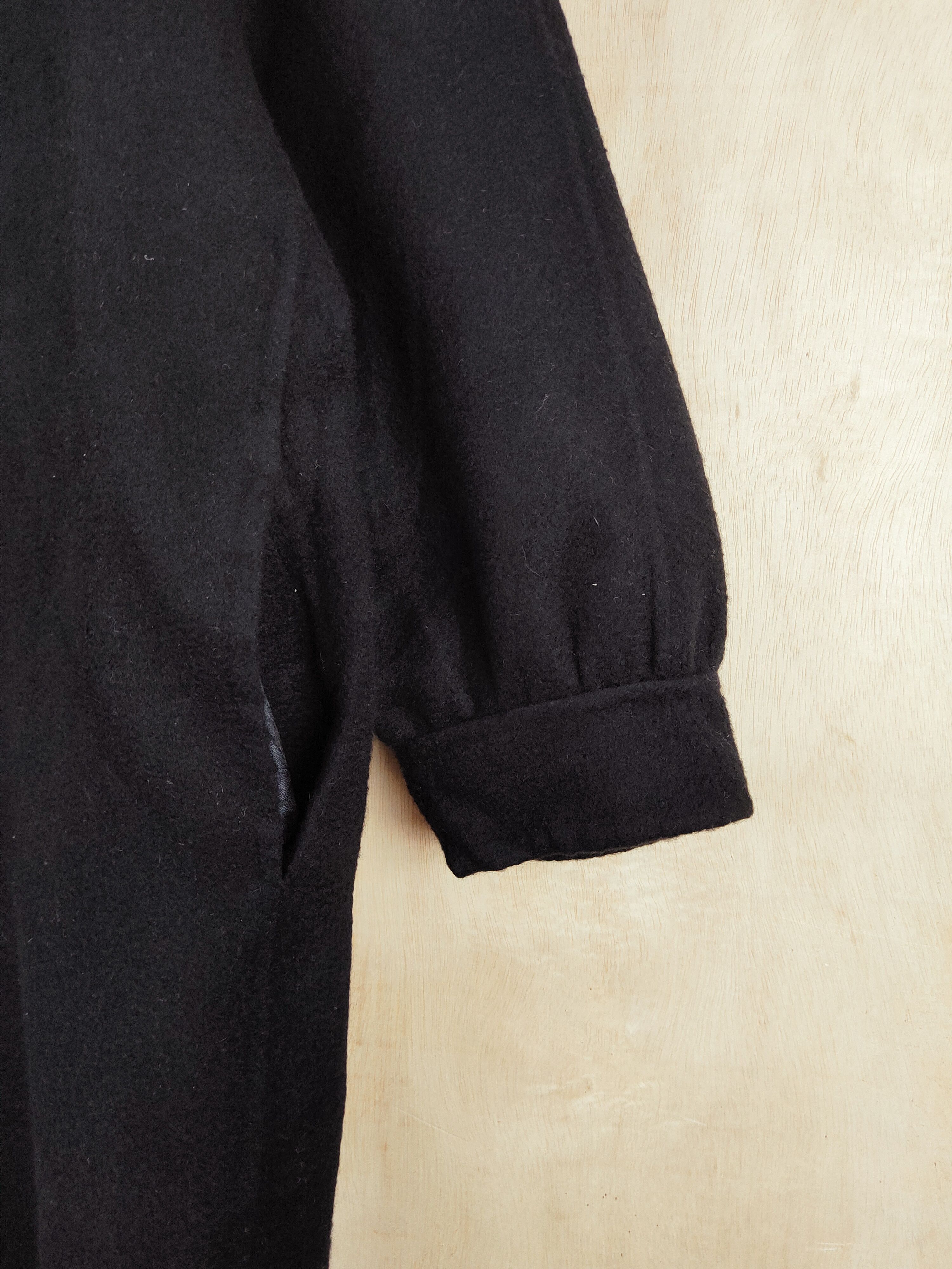 Vintage 💥 LUXURY DESIGN FASHION BY Linear Black Jackets Size L / US 10 / IT 46 - 6 Thumbnail