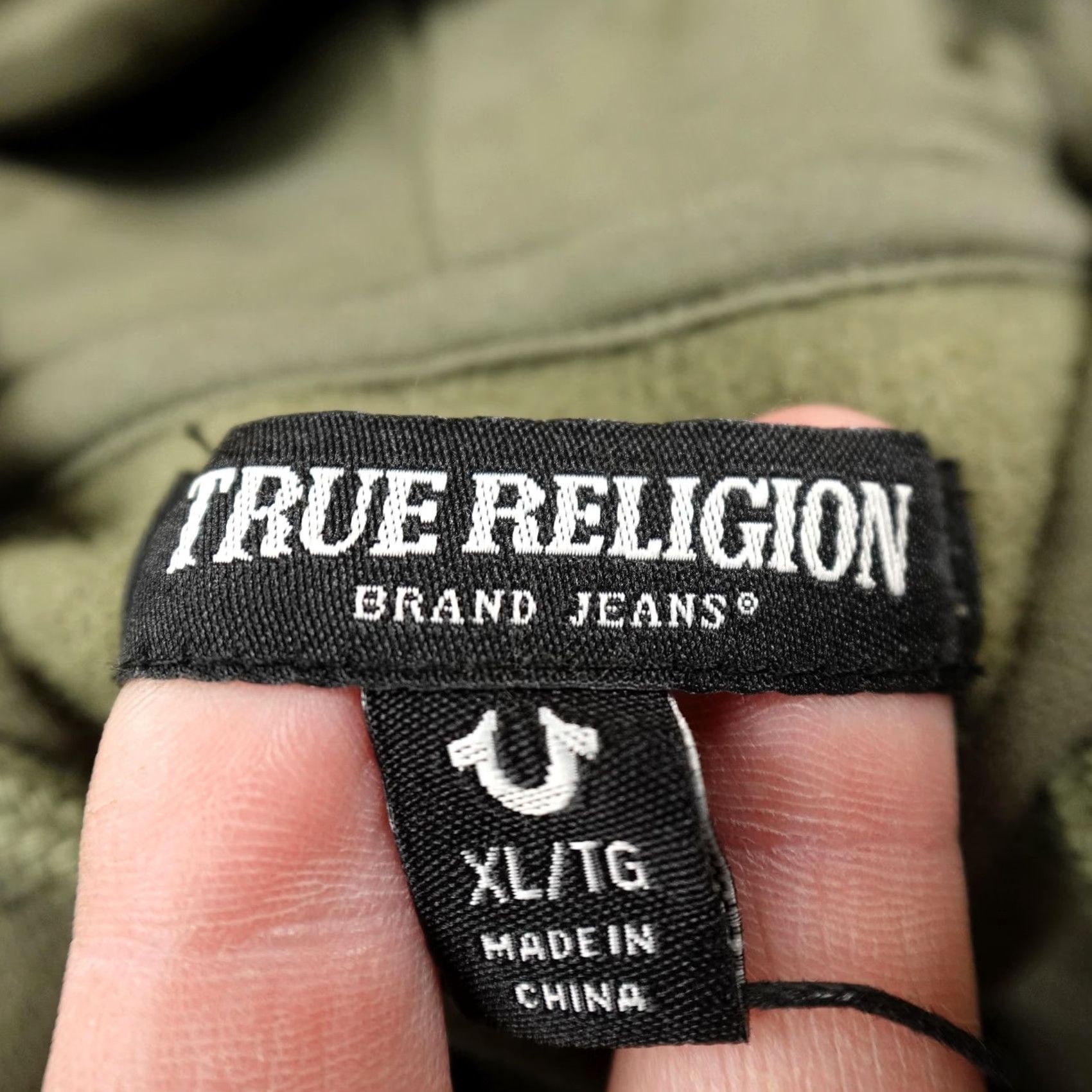 True Religion True Religion Hoodie Mens XL Green Buddha Graphic Full Zip Sweatshirt Jacket Size US XL / EU 56 / 4 - 6 Thumbnail