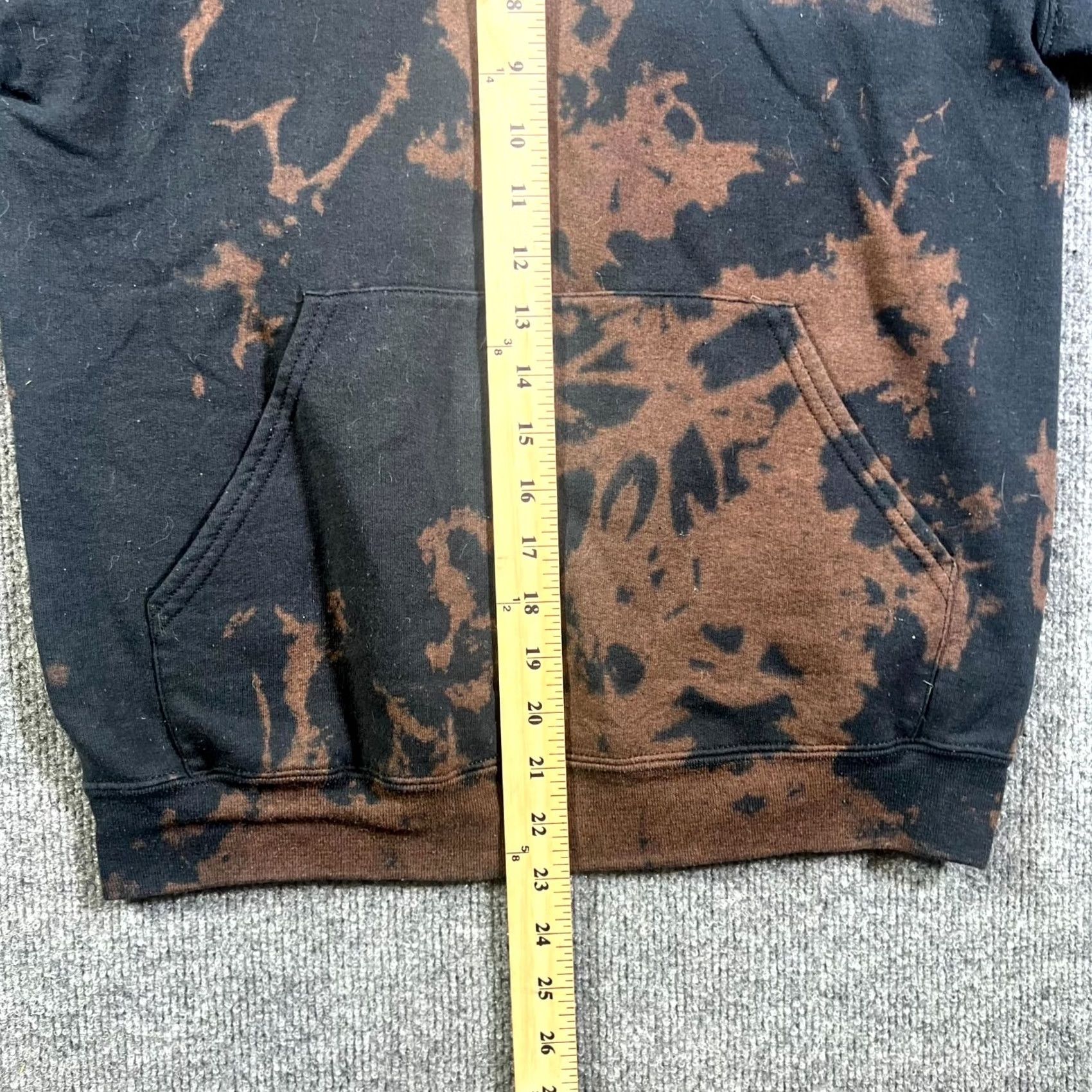 CO Artist Union Hoodie Men S Black Brown Tie Dye Skeleton Peace Graphic Shirt Size US S / EU 44-46 / 1 - 4 Thumbnail