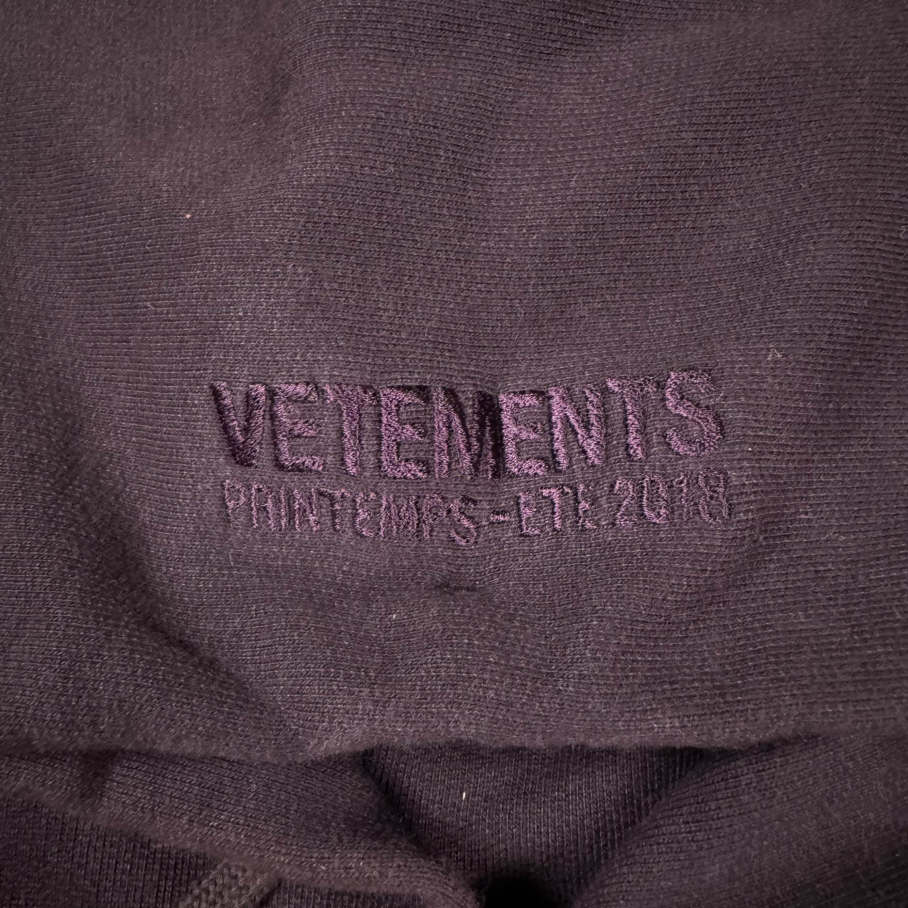 Vetements VETEMENTS SS18 CUT UP SPLIT ZURICH HOODIE Size US XS / EU 42 / 0 - 5 Thumbnail