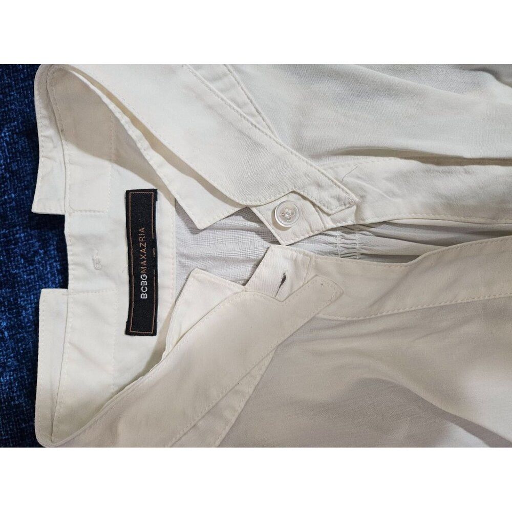 Bcbgmaxazria BCBGMaxAzria Tuxedo Halter Tank Top Collar Large Size L / US 10 / IT 46 - 3 Thumbnail