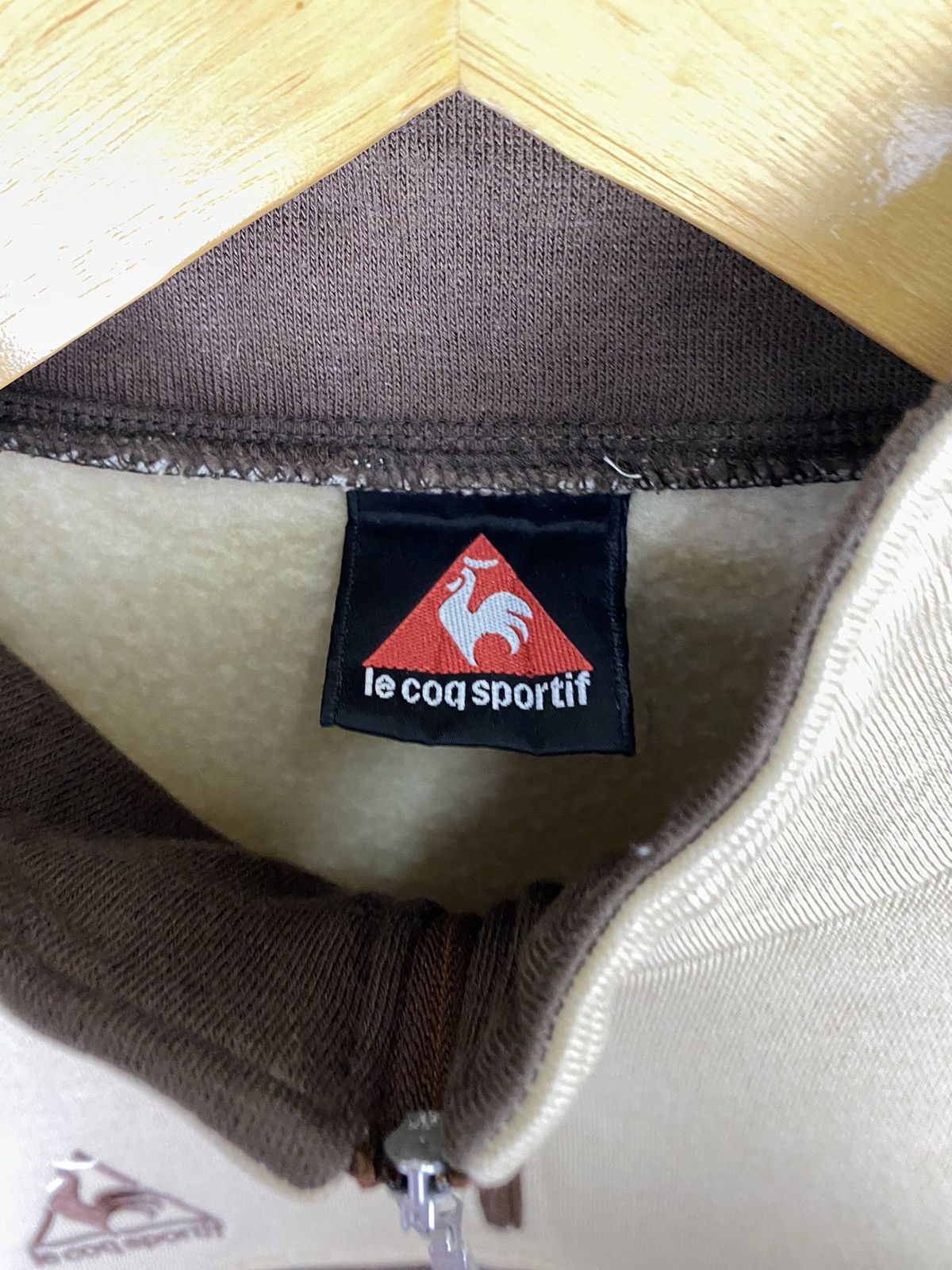Le Coq Sportif × Vintage Vintage Le Coq Sportif Half Zipper Stripe Size US XL / EU 56 / 4 - 13 Thumbnail