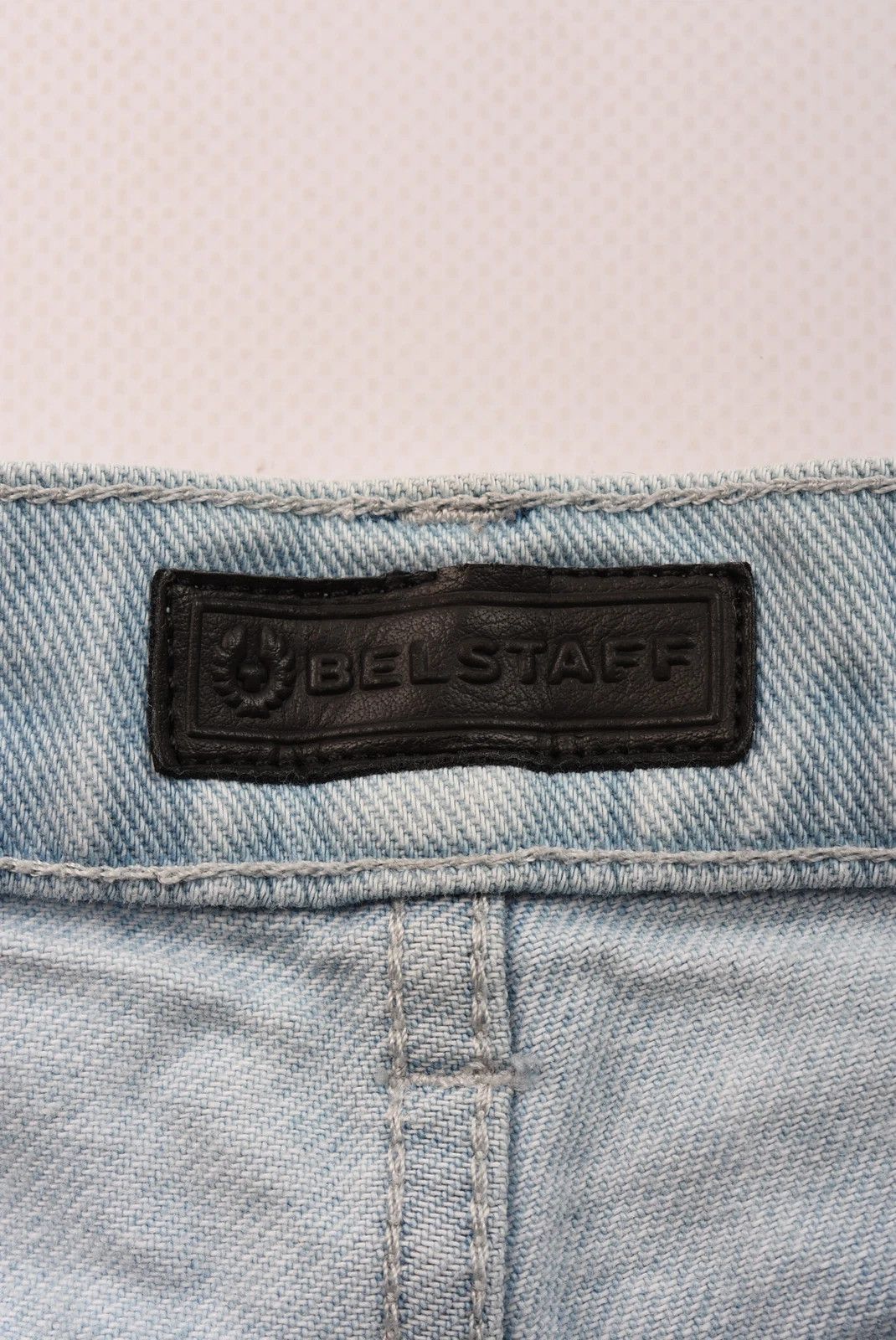 Belstaff Belstaff Straight Leg Biker Jeans Light Blue Denim W31 L32 Size US 31 - 4 Thumbnail