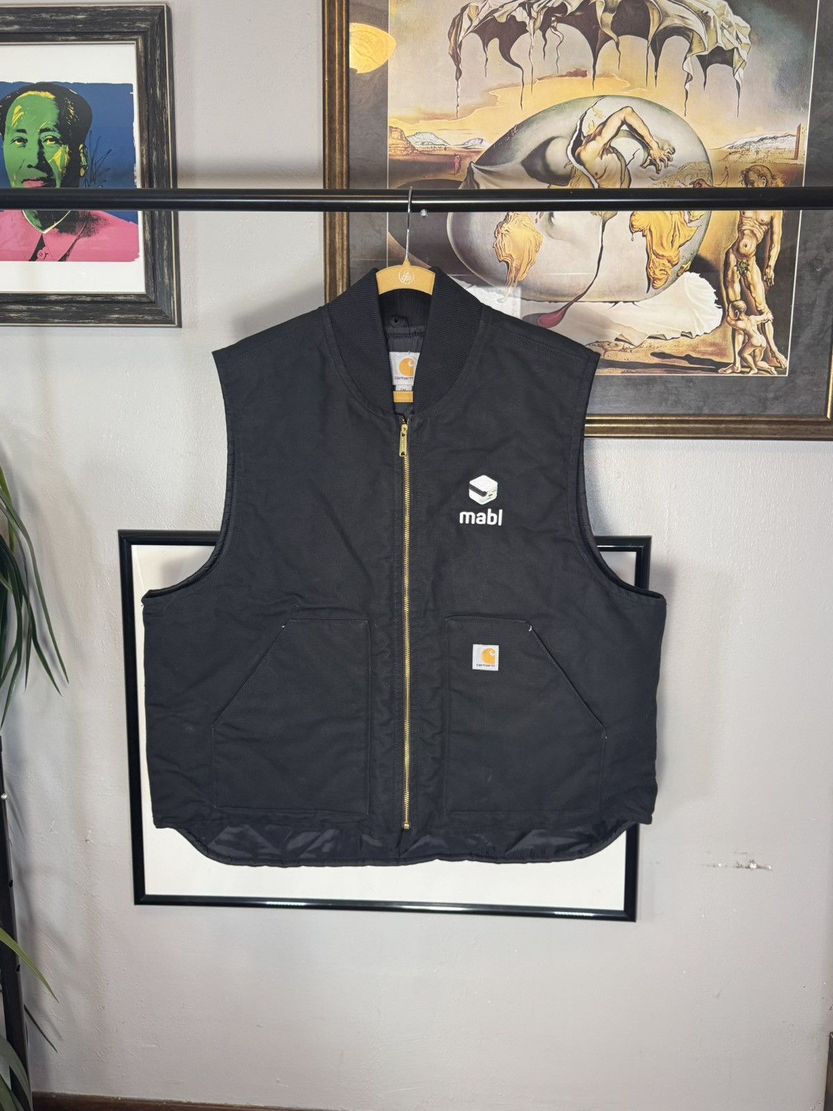 Carhartt Vintage Carhartt Black Vest XXL Size US XXL / EU 58 / 5 - 1 Thumbnail