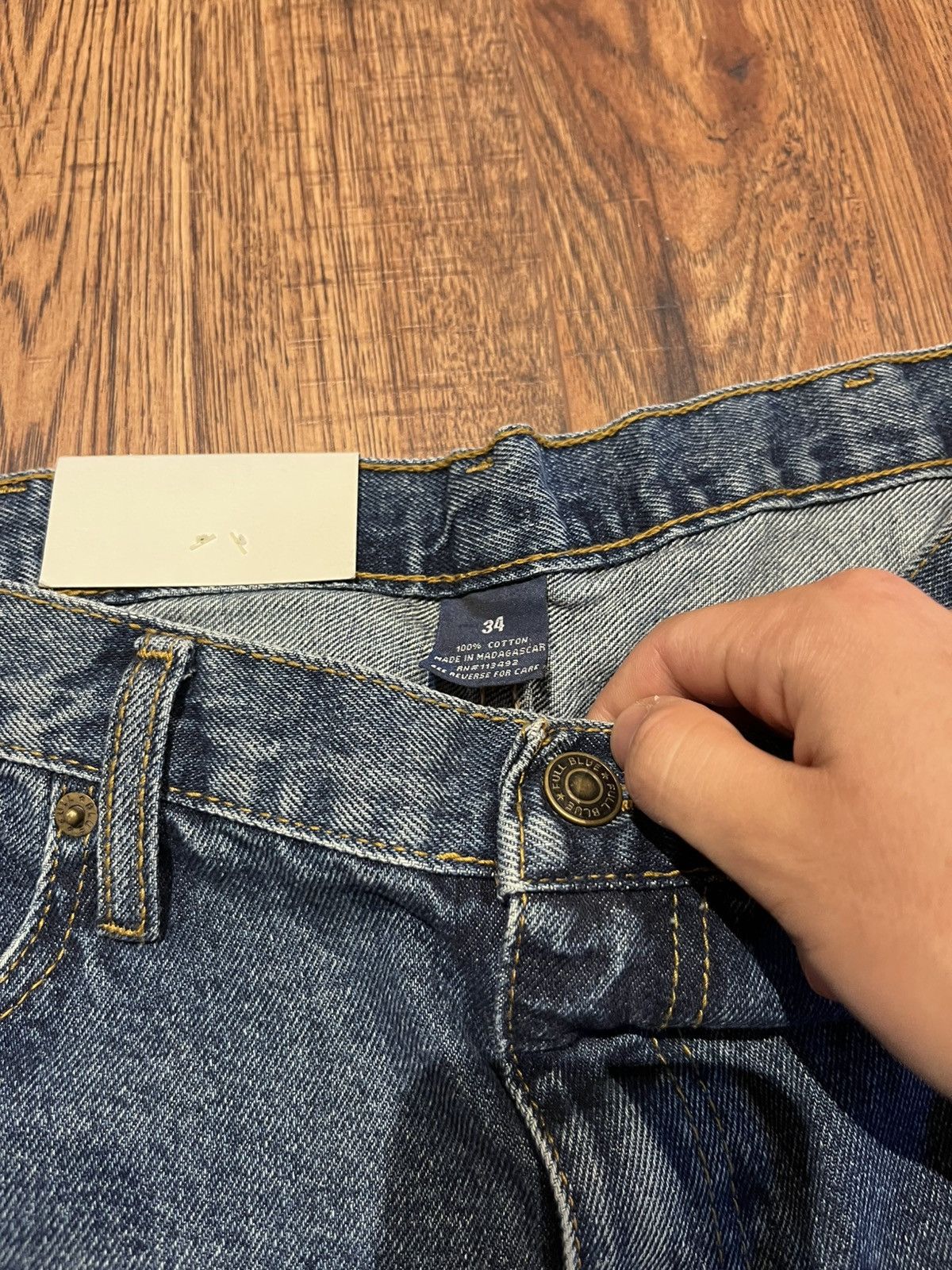 Other Vintage Fall Blue Baggy 90’s Deadstock Jorts Size US 34 / EU 50 - 5 Thumbnail