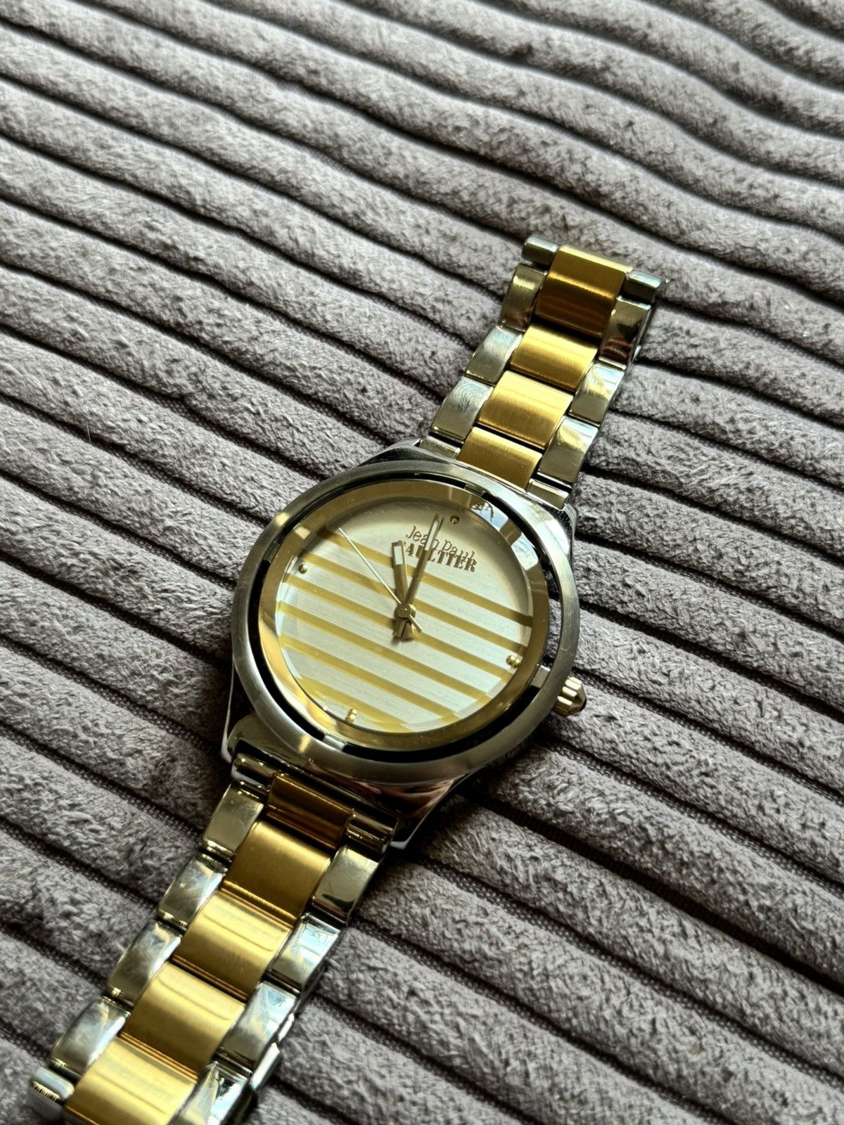 Jean Paul Gaultier Jean Paul Gaultier Archive Gold Silver Man Watch Grail JPG Size ONE SIZE - 2 Thumbnail