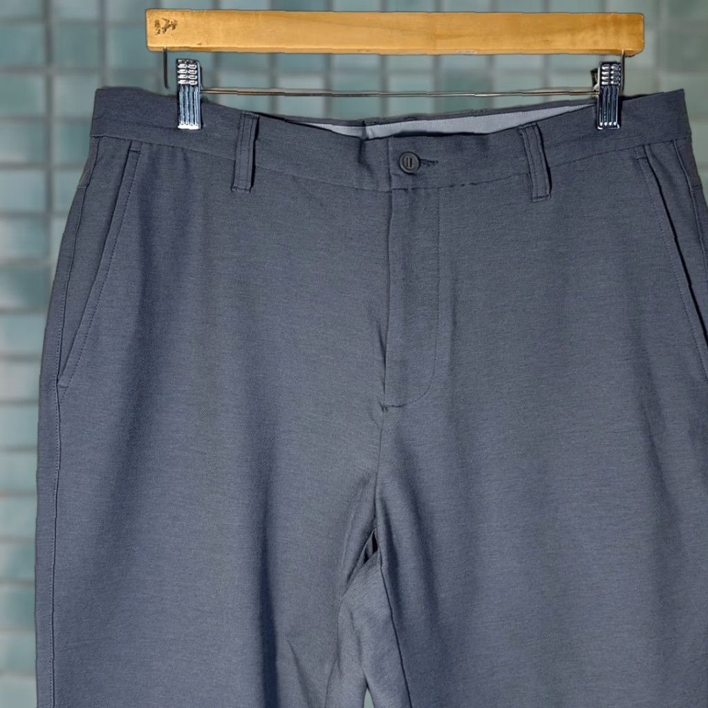 Footjoy FootJoy Mens Pro tour Performance Golf Pants 35/32 Charcoal Chino Regular Inseam 32 Mens Golf Pants Size US 35 - 1 Thumbnail