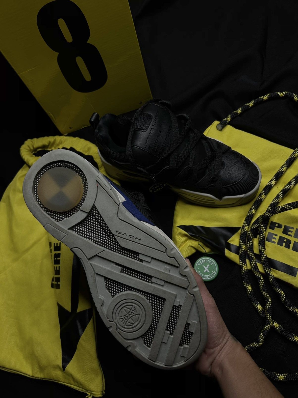 AWGE × Under Armour AWGE x Under Armour SRLo ‘Black Blue’ Size US 8 / EU 41 - 4 Thumbnail
