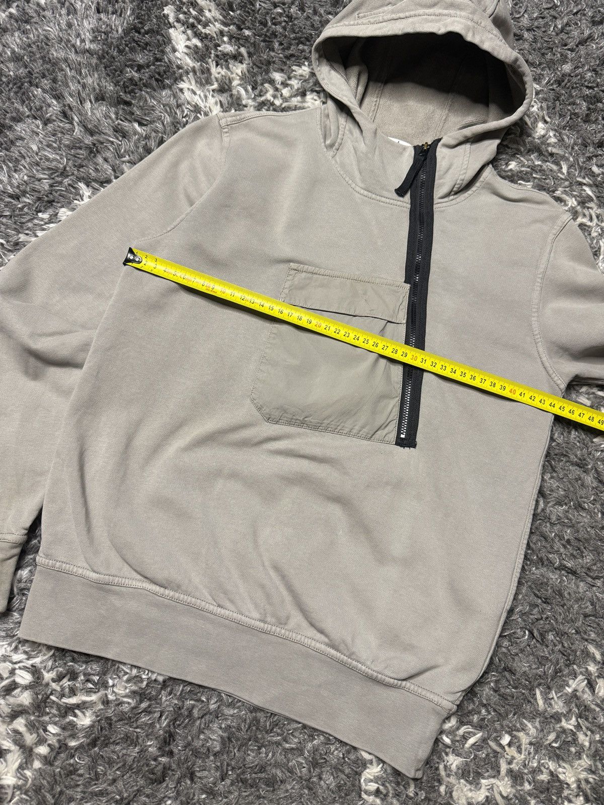 Stone Island Stone Island Junior Diagonal Zip-Up Hoodie Size US XS / EU 42 / 0 - 16 Thumbnail