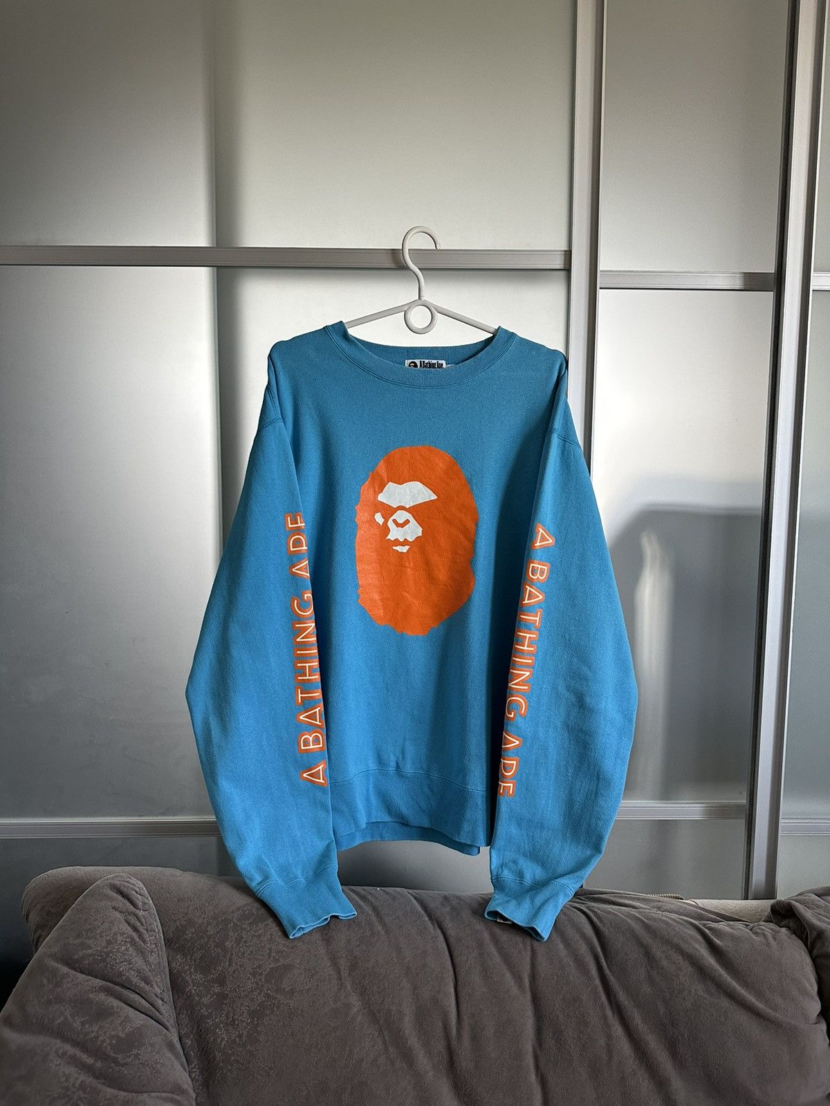 Bape Mad Face Crewneck Size US XL / EU 56 / 4 - 1 Thumbnail