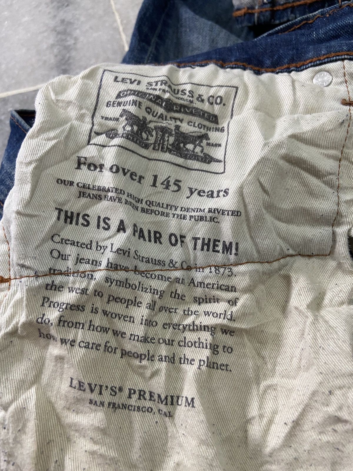 Levi's Vintage Levi’s 511 Big E Selvedge Jeans Size US 34 / EU 50 - 9 Thumbnail