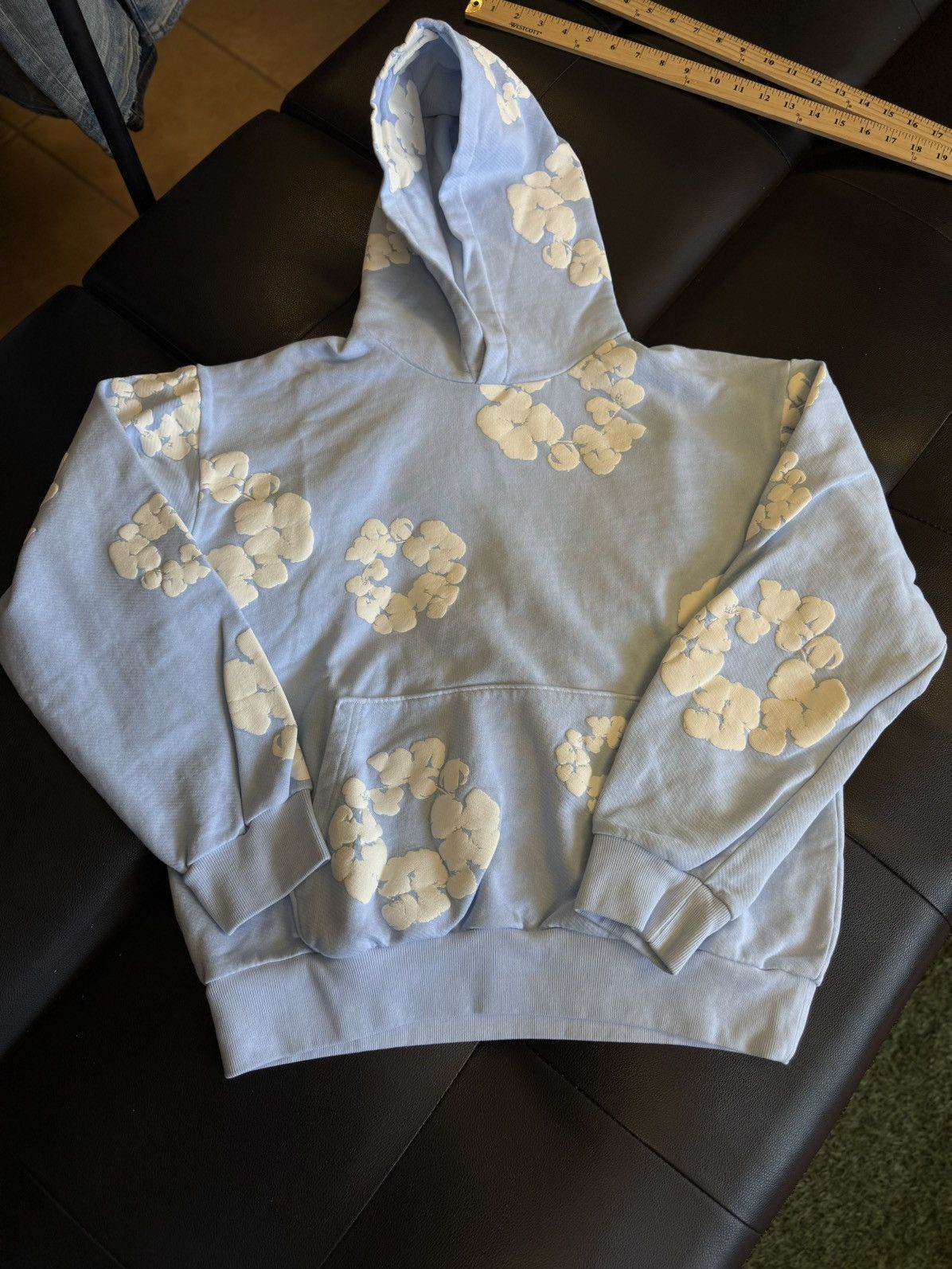 DENIM TEARS Denim Tears Cotton Wreath Hoodie Size XS Blue (NEW) Size US XS / EU 42 / 0 - 1 Thumbnail