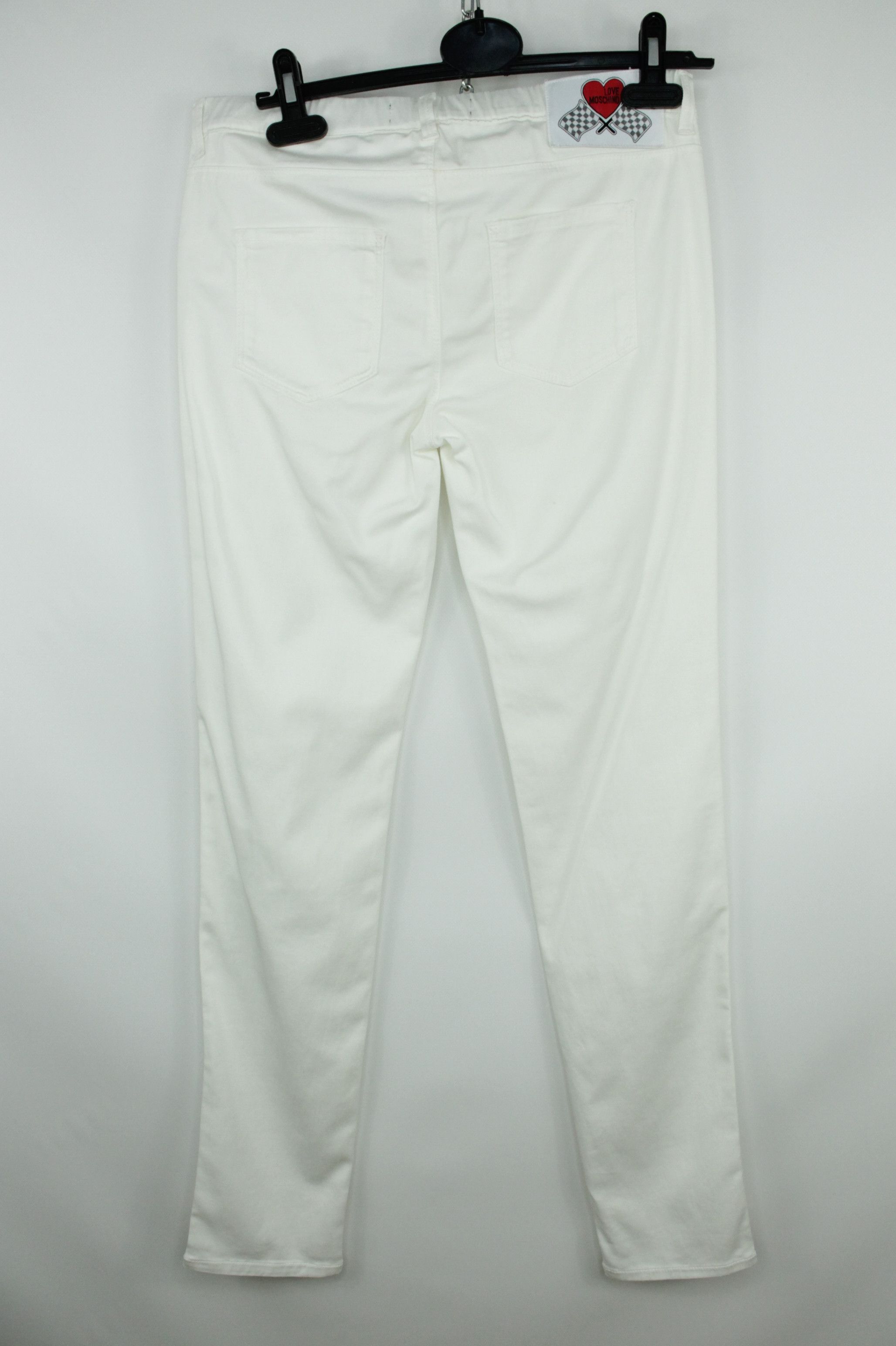 Designer × Love Moschino Love Moschino White Skinny Jeans / Jegging Size 27" / US 4 / IT 40 - 5 Thumbnail