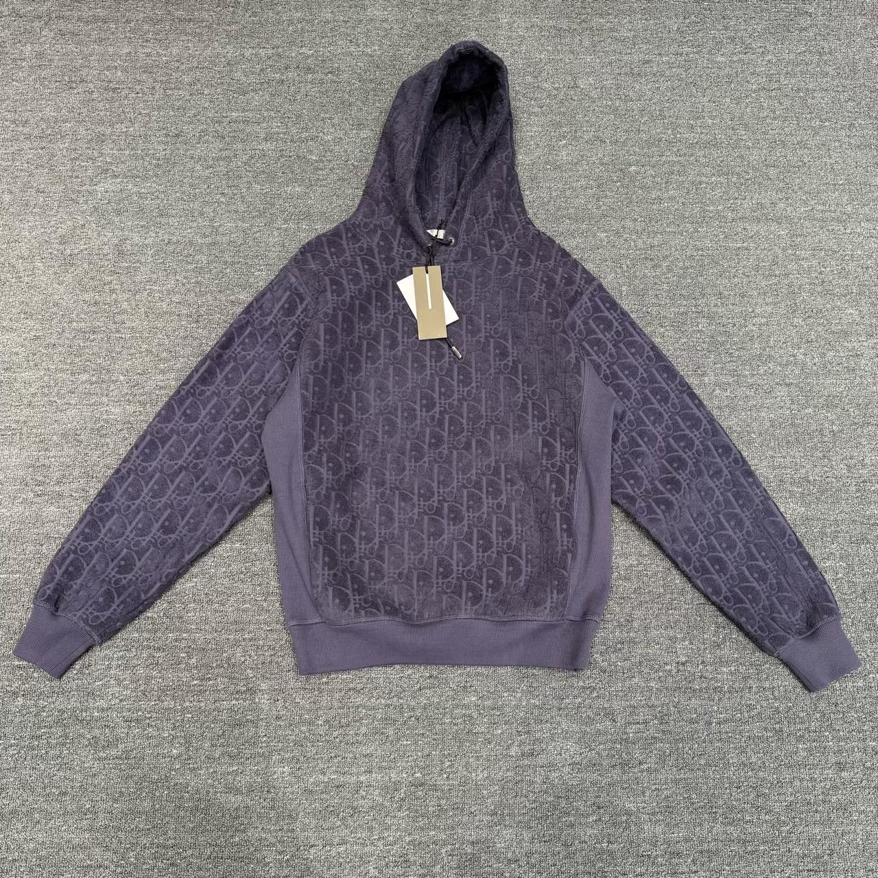 Dior Dior Blue Purple Terry Hoodie Size XS / US 0-2 / IT 36-38 - 1 Thumbnail