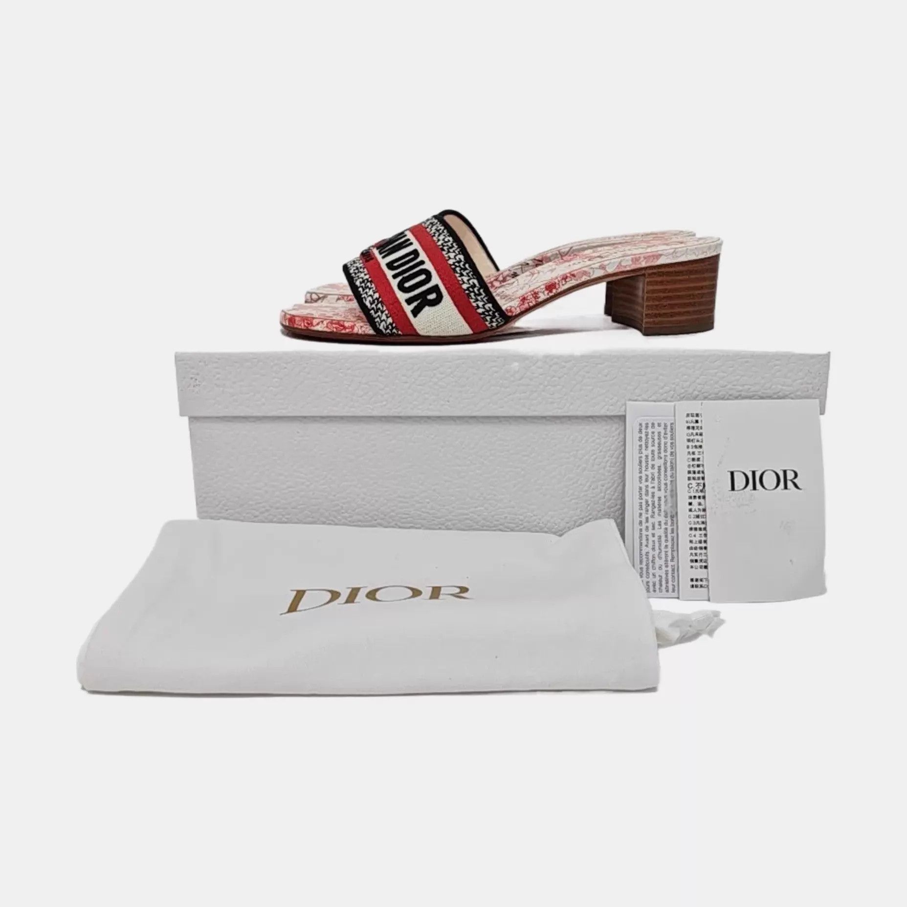 Dior Dior Women's Heels Slip Ons 36 Size US 5.5 / IT 35.5 - 3 Thumbnail