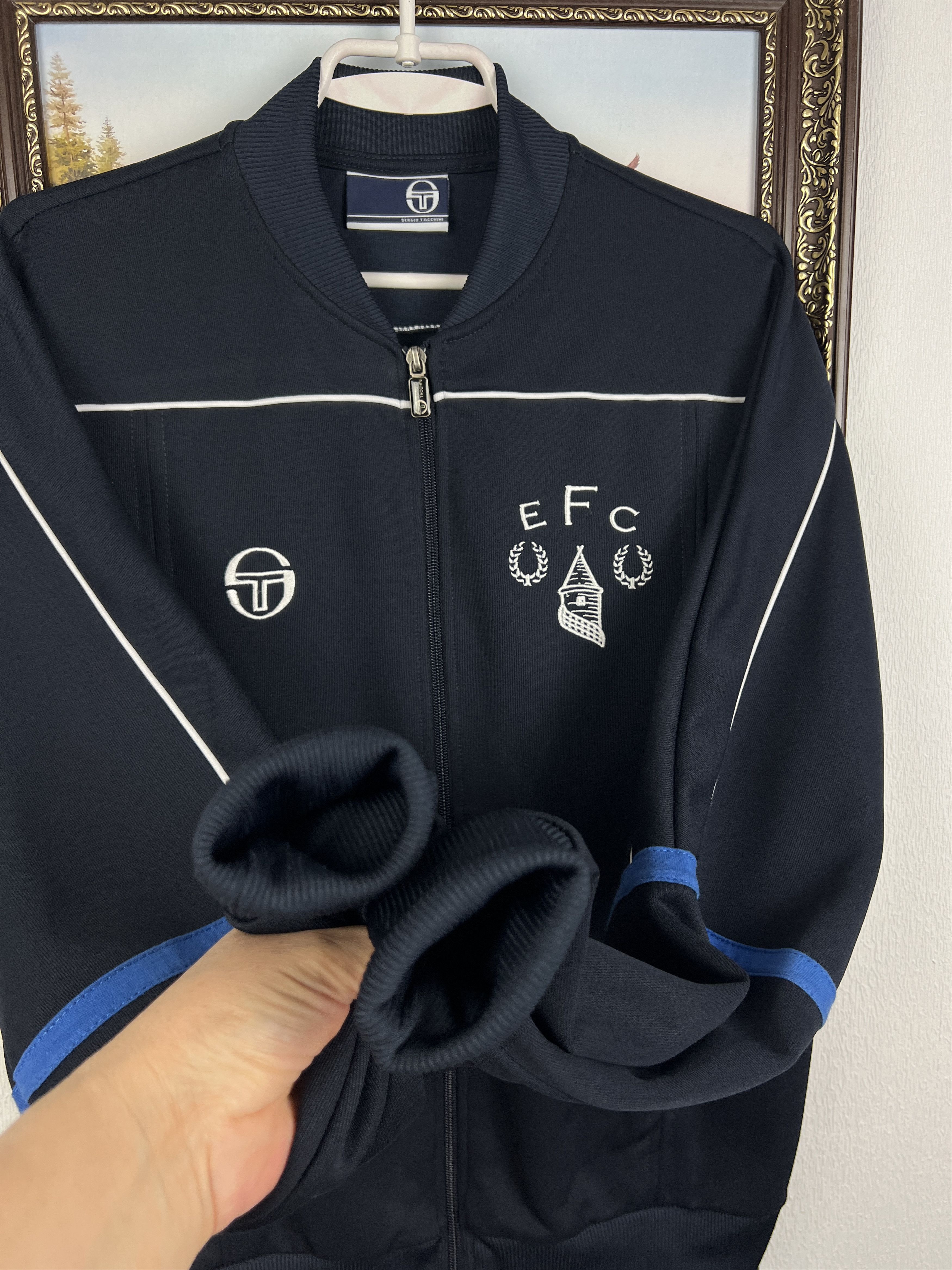 Sergio Tacchini Rare Sergio Tacchini Everton Football Jacket Soccer TrackTop Size US M / EU 48-50 / 2 - 5 Thumbnail
