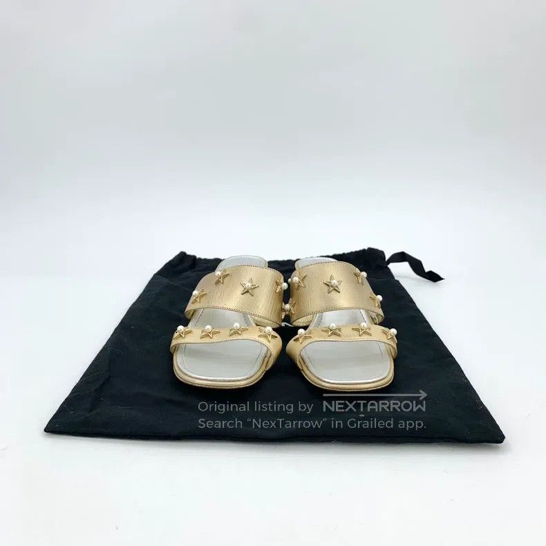 Chanel Chanel Metal five-pointed star pearl decoration thick-heel Size US 5.5 / IT 35.5 - 8 Thumbnail