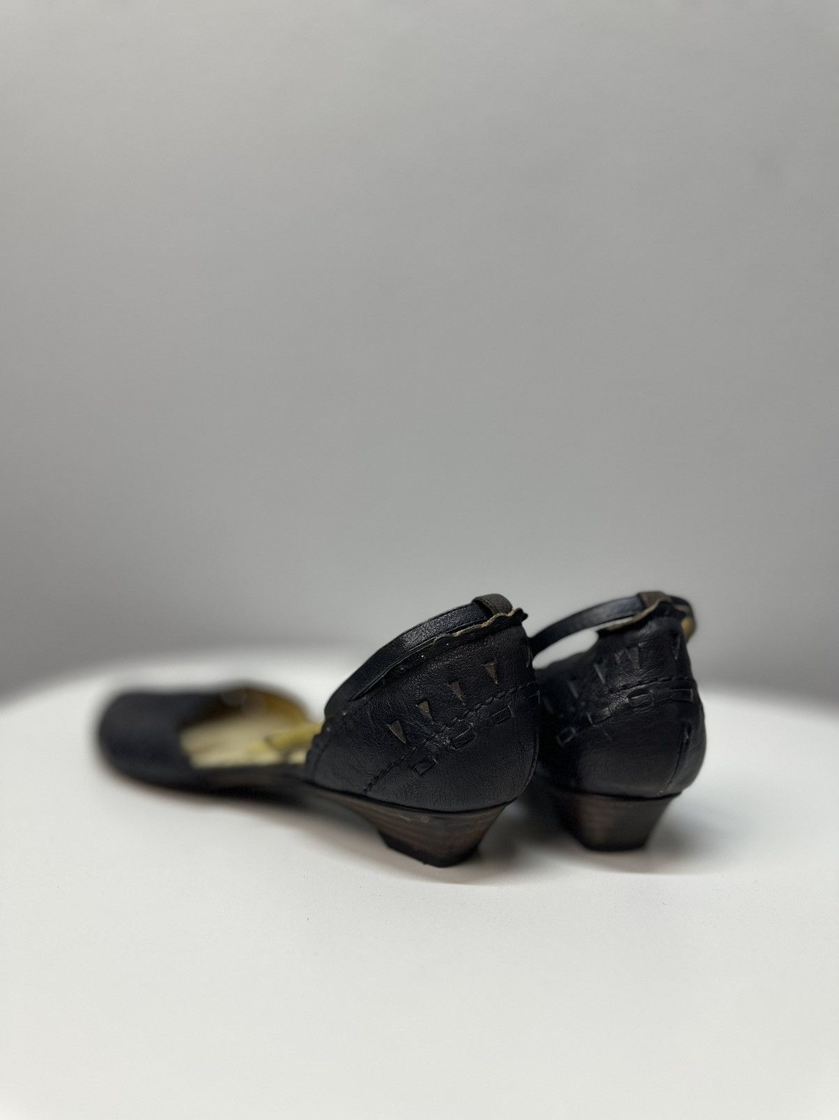 A.S.98 Vintage Air Step Ballet Shoes Womens Prada style Avantgarde Size US 11 / IT 41 - 4 Thumbnail