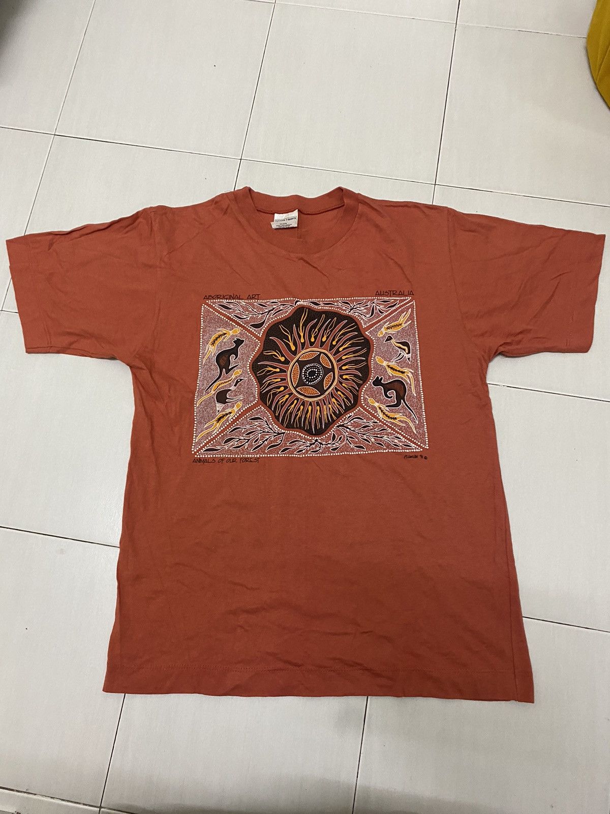 Other Rare Vintage 1991 Aboriginal Art Australia T-shirt Size US L / EU 52-54 / 3 - 1 Thumbnail