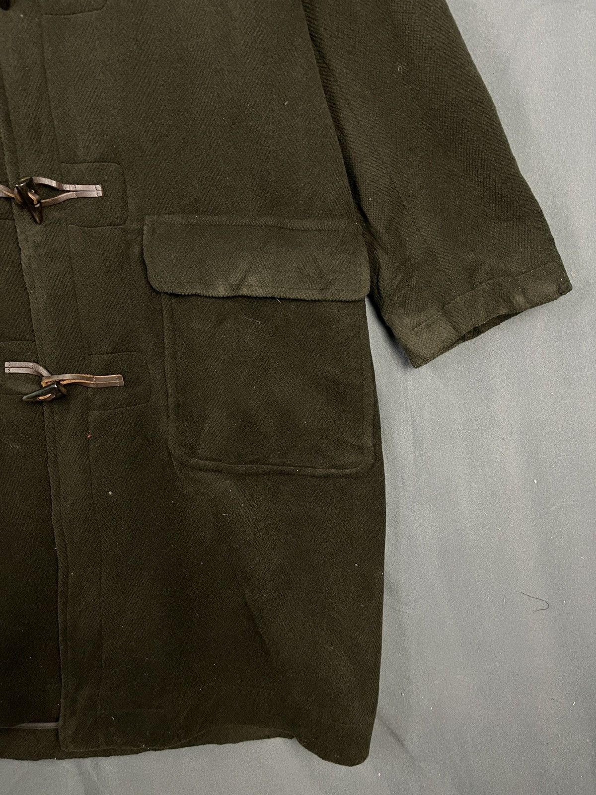 Japanese Brand × Vintage Cashmere & Wool Hooded Duffle Coat Italy Fabric Japan Made Size US M / EU 48-50 / 2 - 5 Thumbnail