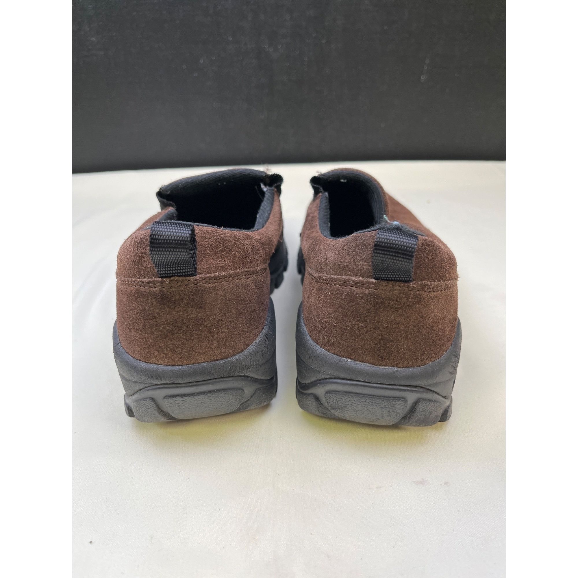 Other Land's End Men's Brown Suede Slip On Shoes Size9 SKU 5576 Size US 9 / EU 42 - 4 Thumbnail
