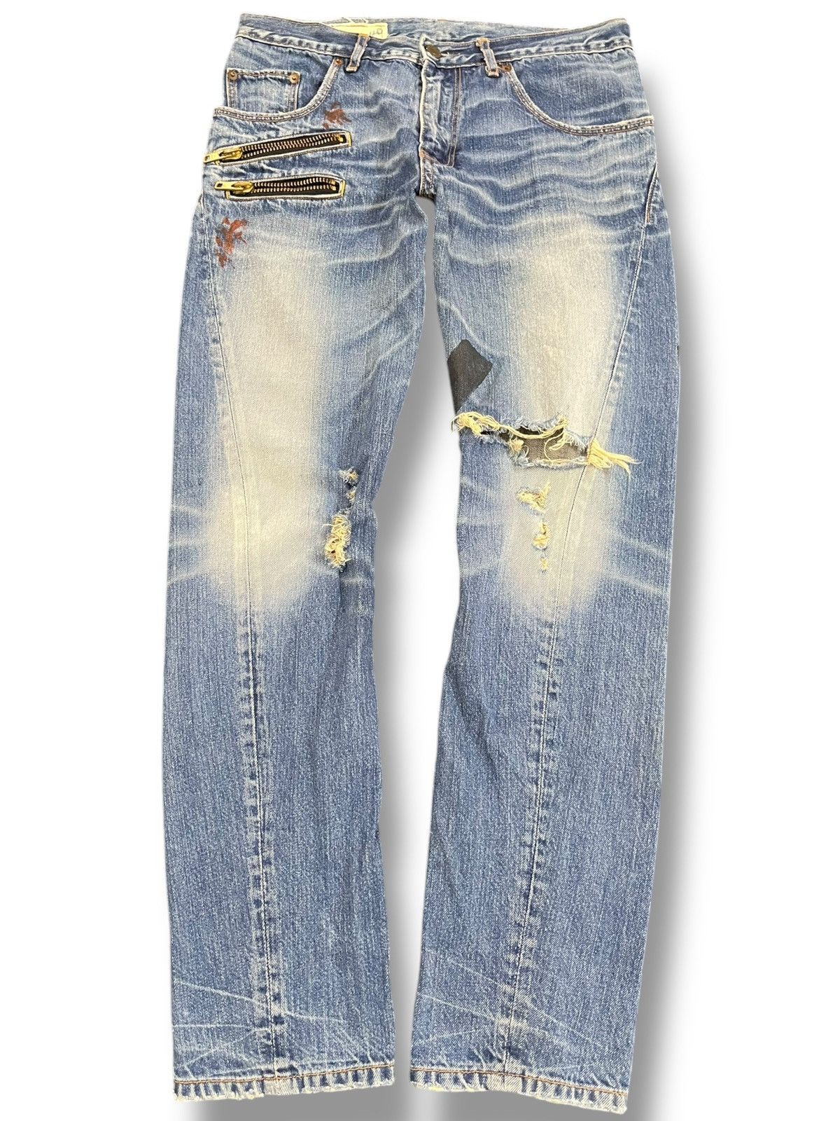 Japanese Brand × Seditionaries Vintage Rna Avant Garde Punk Distressed Denim Size US 31 - 1 Thumbnail