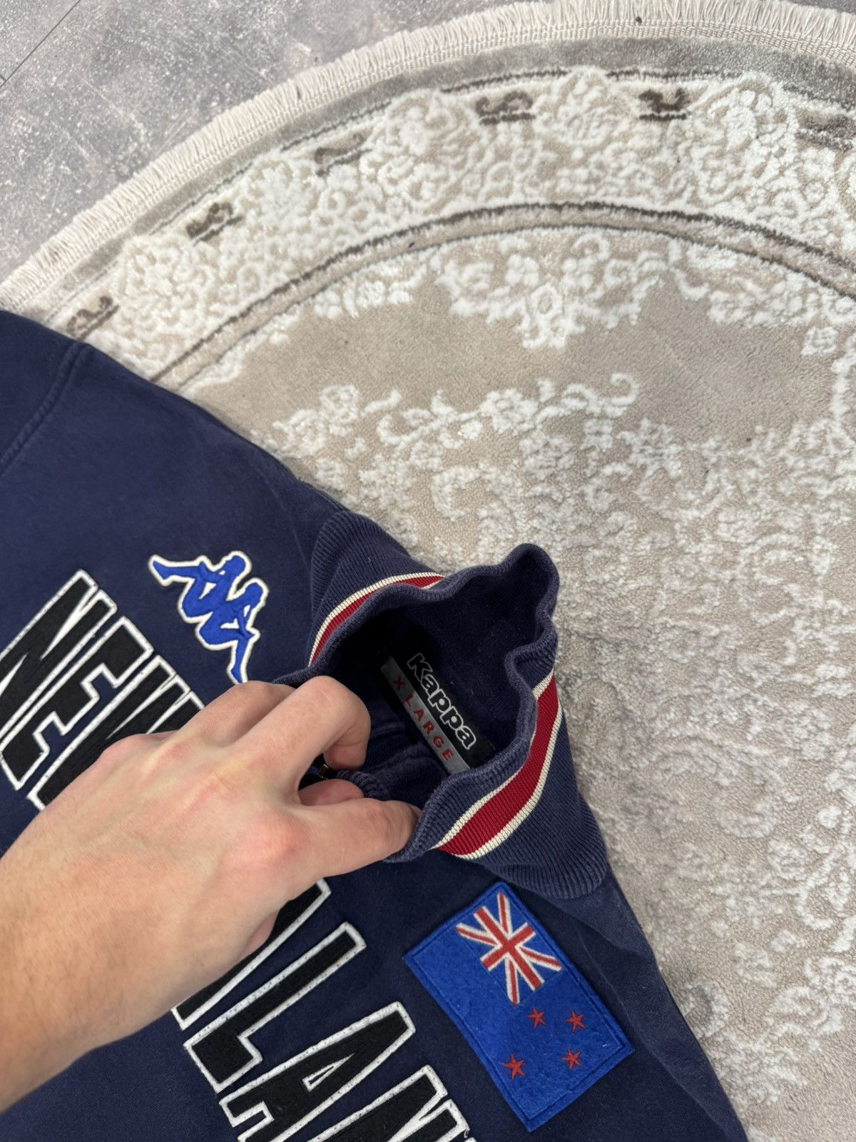 Kappa 🇳🇿 New Zealand Kappa Zip Hoodie Vintage 90’s Big Logo Size US XL / EU 56 / 4 - 5 Thumbnail