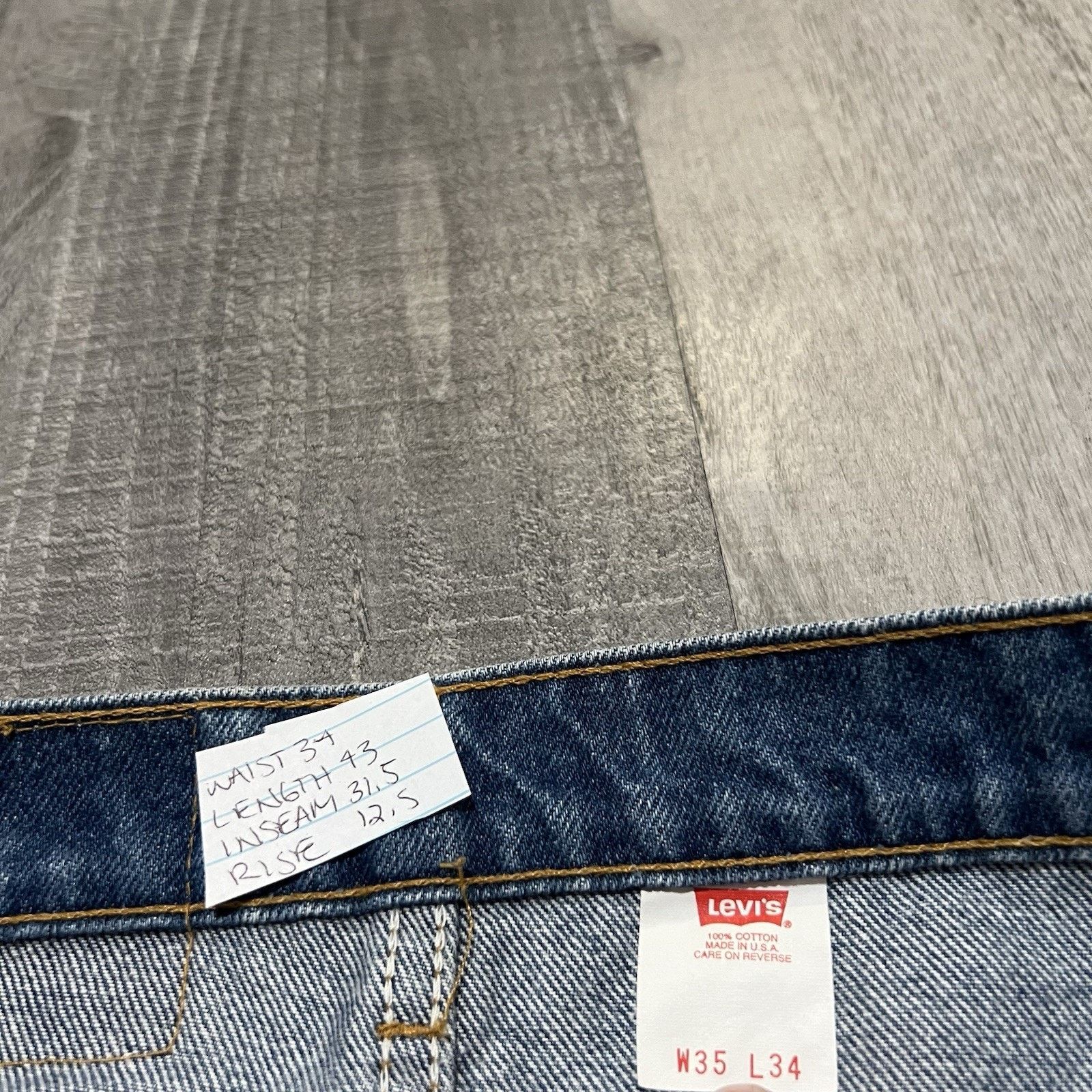 Levi's VTG Levis 517 Bootcut Jeans Faded Western USA 90s Cowboy Size US 35 - 6 Thumbnail
