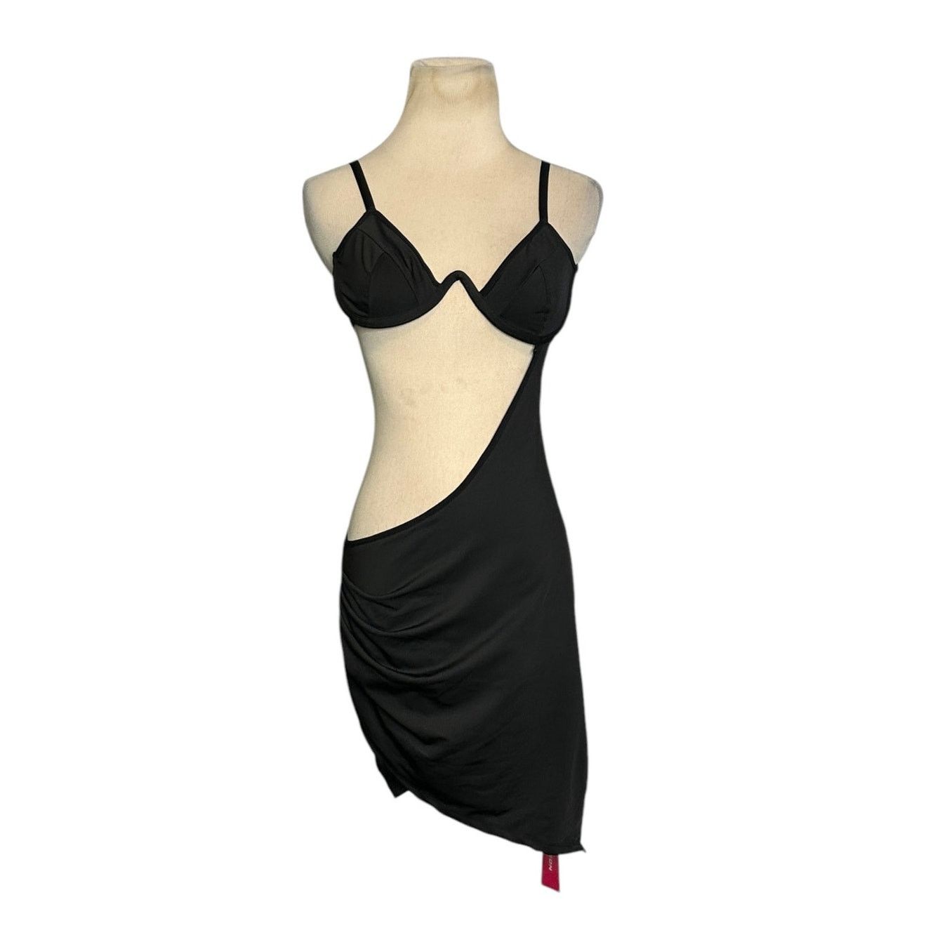 Shein SHEIN ICON Chain Detail Cut Out Waist Bodycon Dress Size 4 Size S / US 4 / IT 40 - 10 Thumbnail