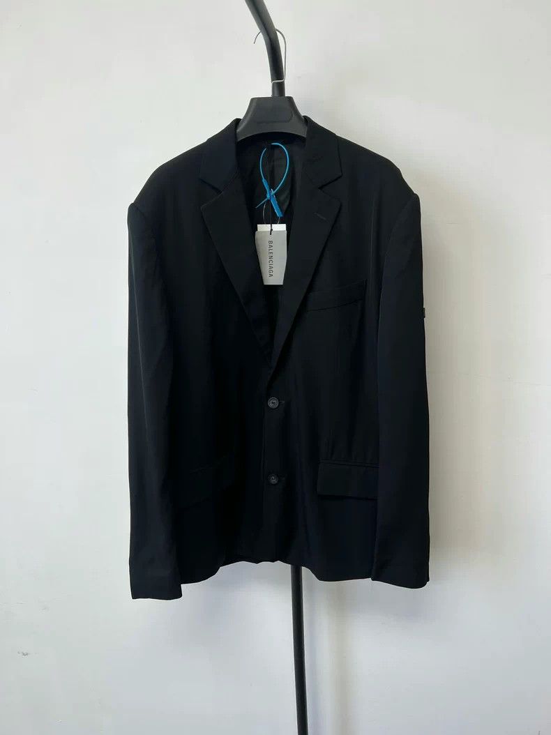 Balenciaga Balenciaga FW21 Washed Suit Jacket Size US XS / EU 42 / 0 - 1 Thumbnail