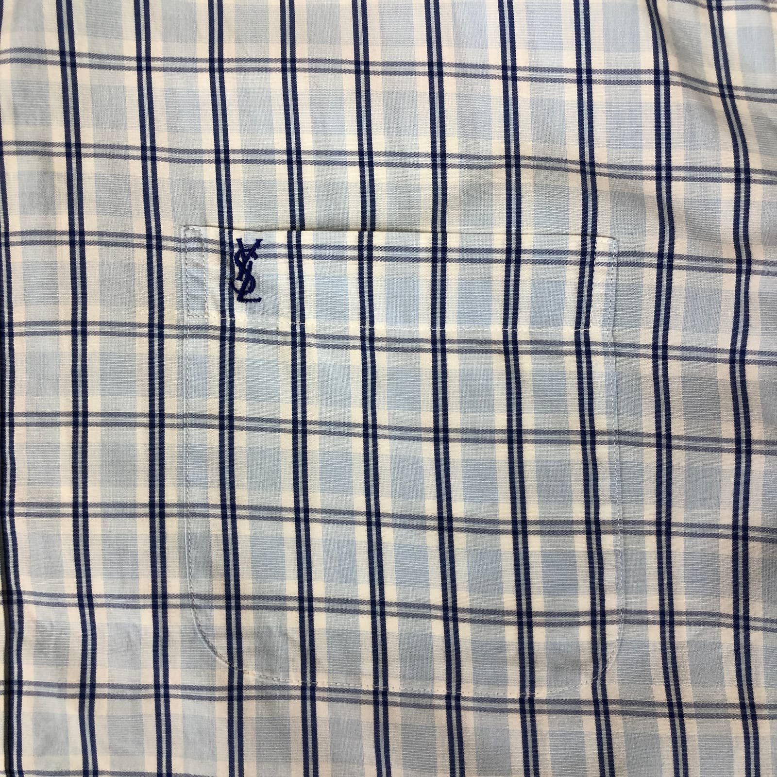 Yves Saint Laurent Summer YSL Logo Shirt Size US XL / EU 56 / 4 - 3 Thumbnail