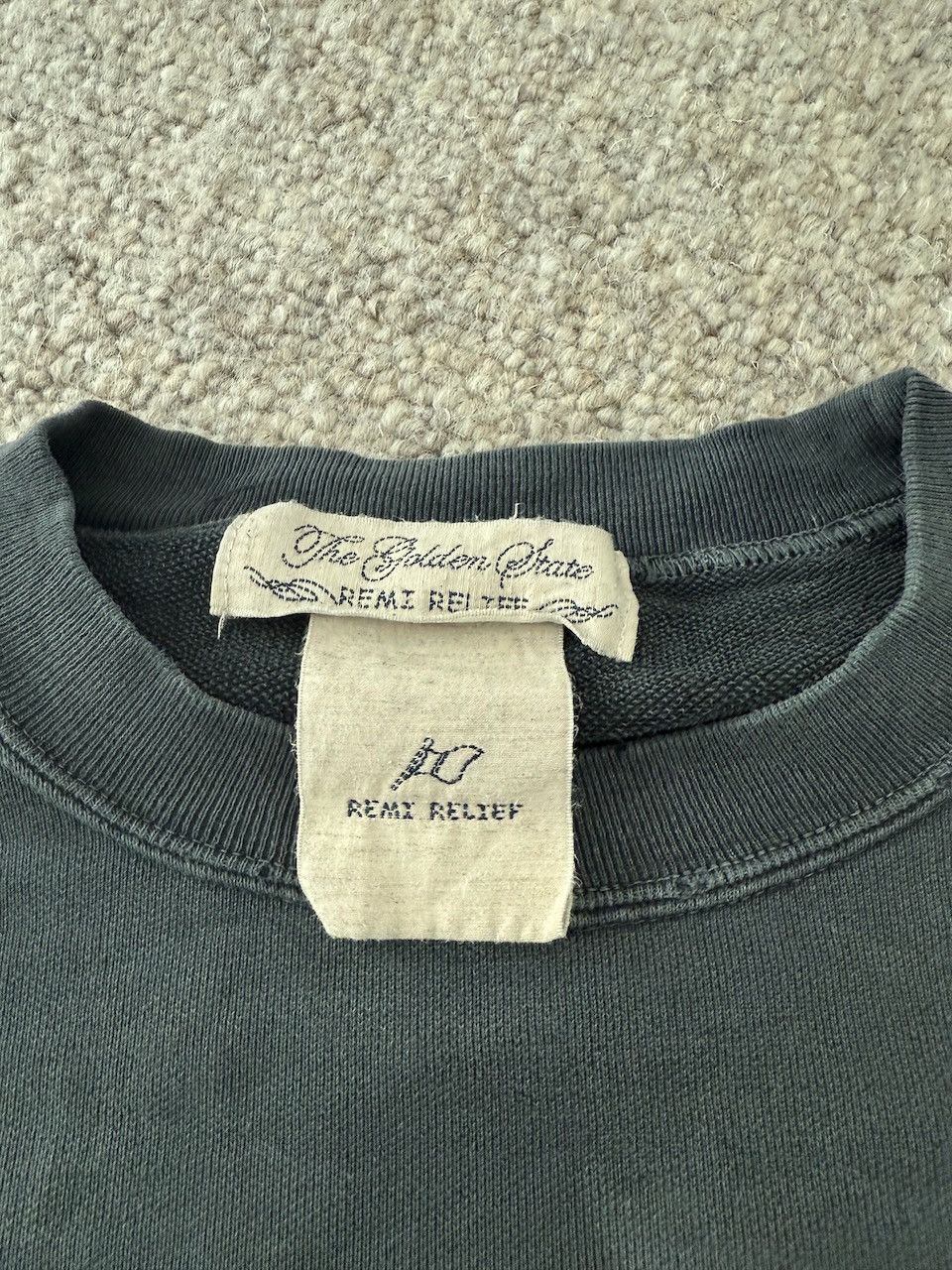 Remi Relief Back Hair Crew Sweater (POWER) Size US XL / EU 56 / 4 - 4 Thumbnail