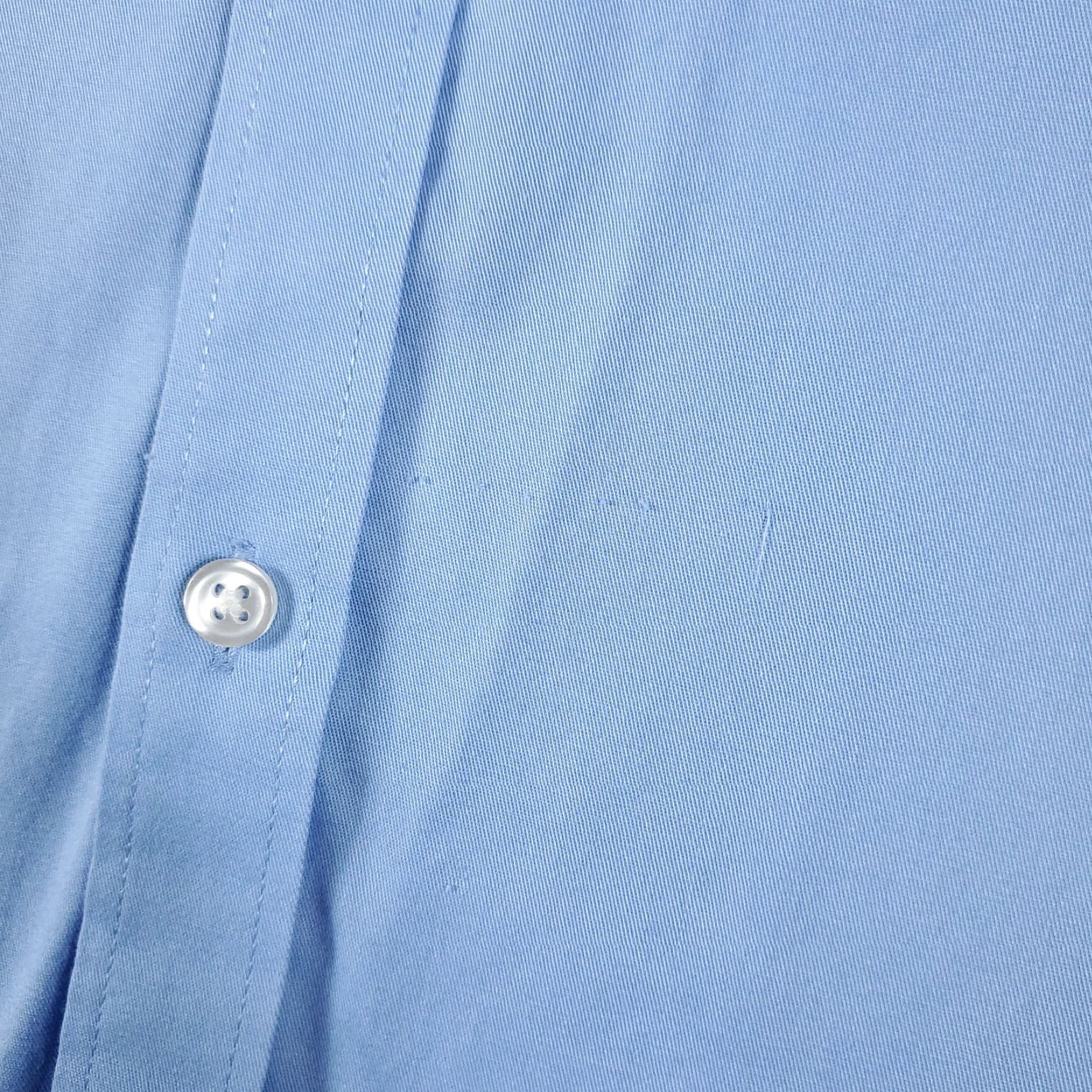 Tommy Hilfiger Tommy Hilfiger Button-Up Shirt Mens Large Blue Casual Long Sleeve Regular Fit Size US L / EU 52-54 / 3 - 5 Thumbnail