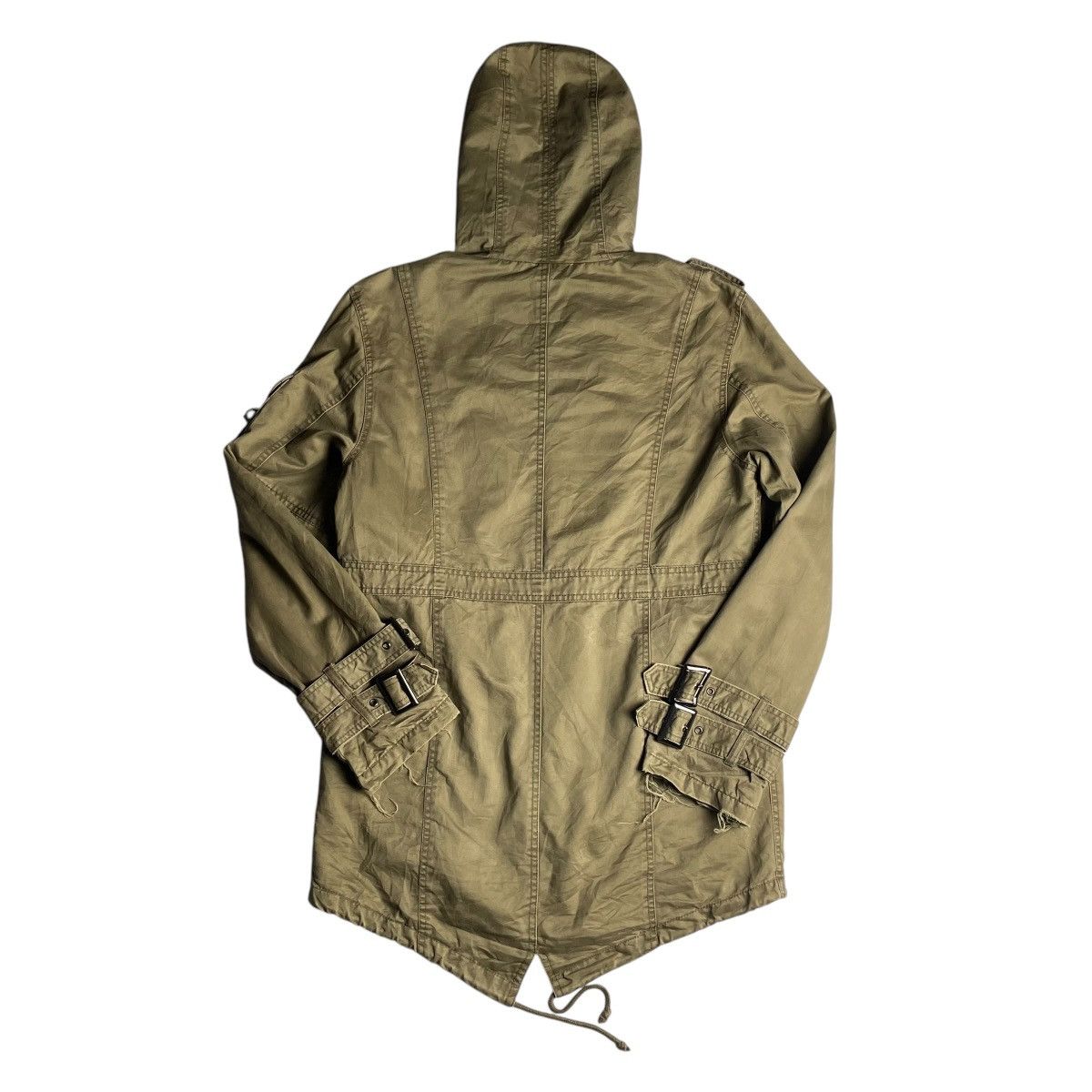 14th Addiction ROUSHATTE STANDARD MULTIPOCKET BONDAGE HOODIE PARKA JACKET Size US L / EU 52-54 / 3 - 2 Thumbnail