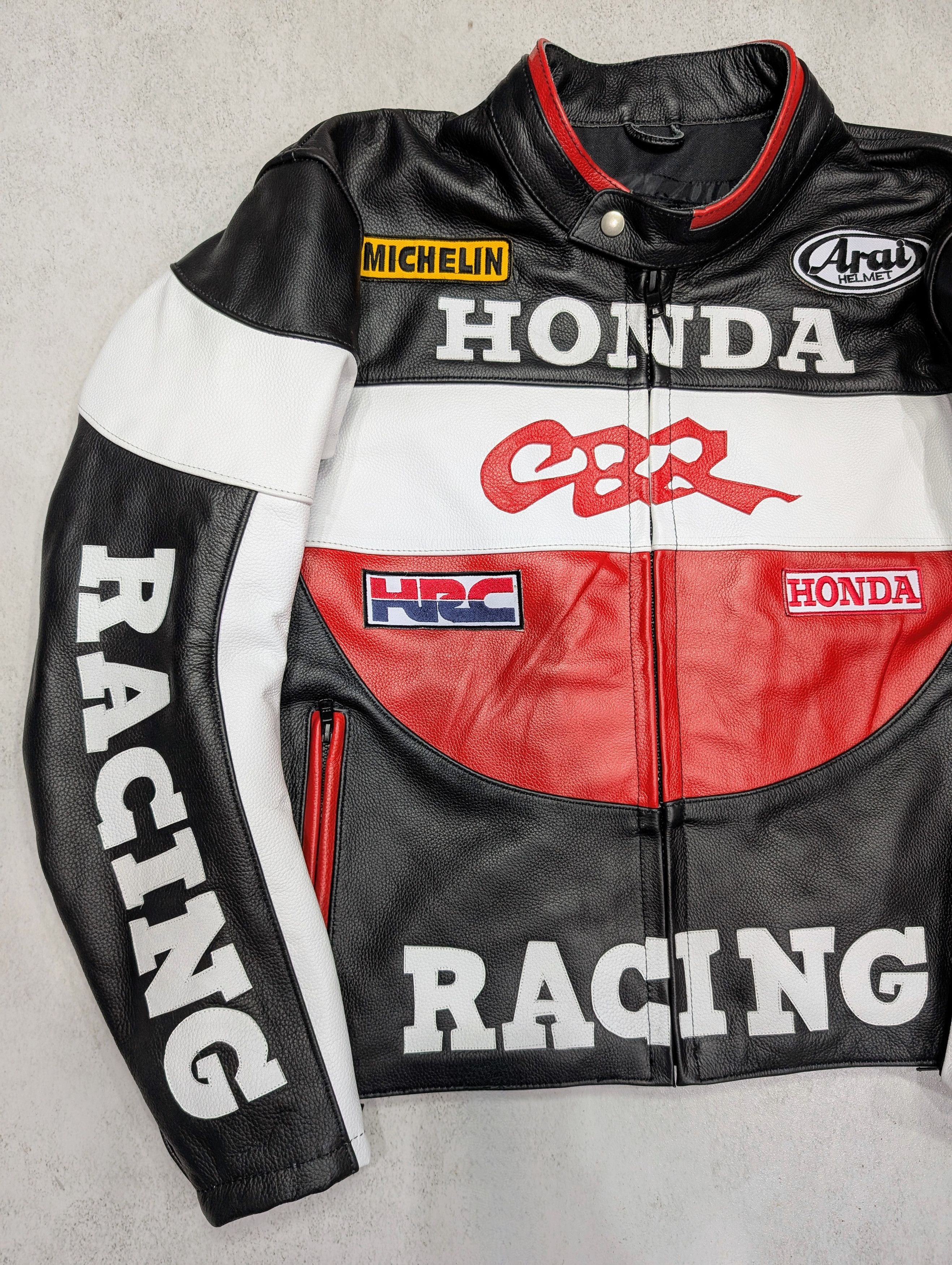 Honda 💥 Honda CBR Racing Leather Jacket Streetwear Size US XL / EU 56 / 4 - 3 Thumbnail