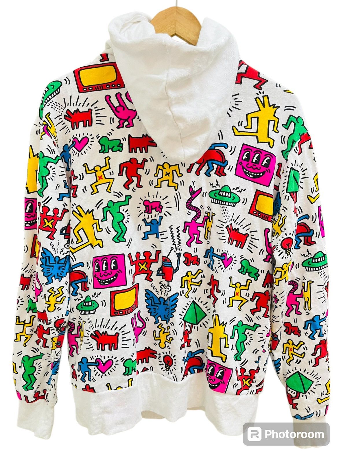 Japanese Brand × Keith Haring × Vintage Keith haring all over pront hoodie Size US L / EU 52-54 / 3 - 2 Thumbnail