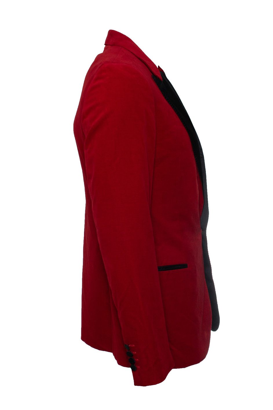 Lanvin Lanvin, Red velvet blazer Size 52R - 4 Thumbnail