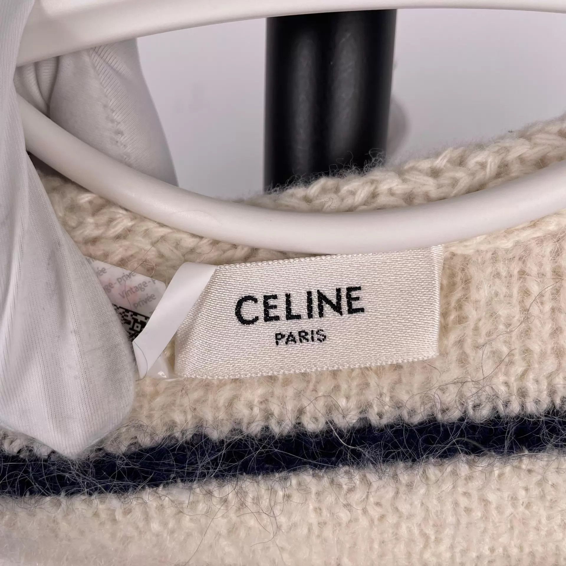 Celine Celine Wool Cardigan Size 1 Color Blocked Size S / US 4 / IT 40 - 3 Thumbnail