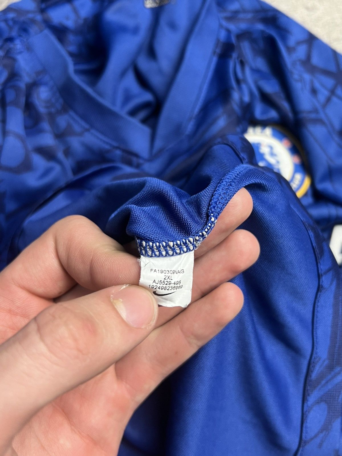 Nike Nike FC Chelsea Home 2019/20 Soccer Football Jersey Size US XXL / EU 58 / 5 - 11 Thumbnail