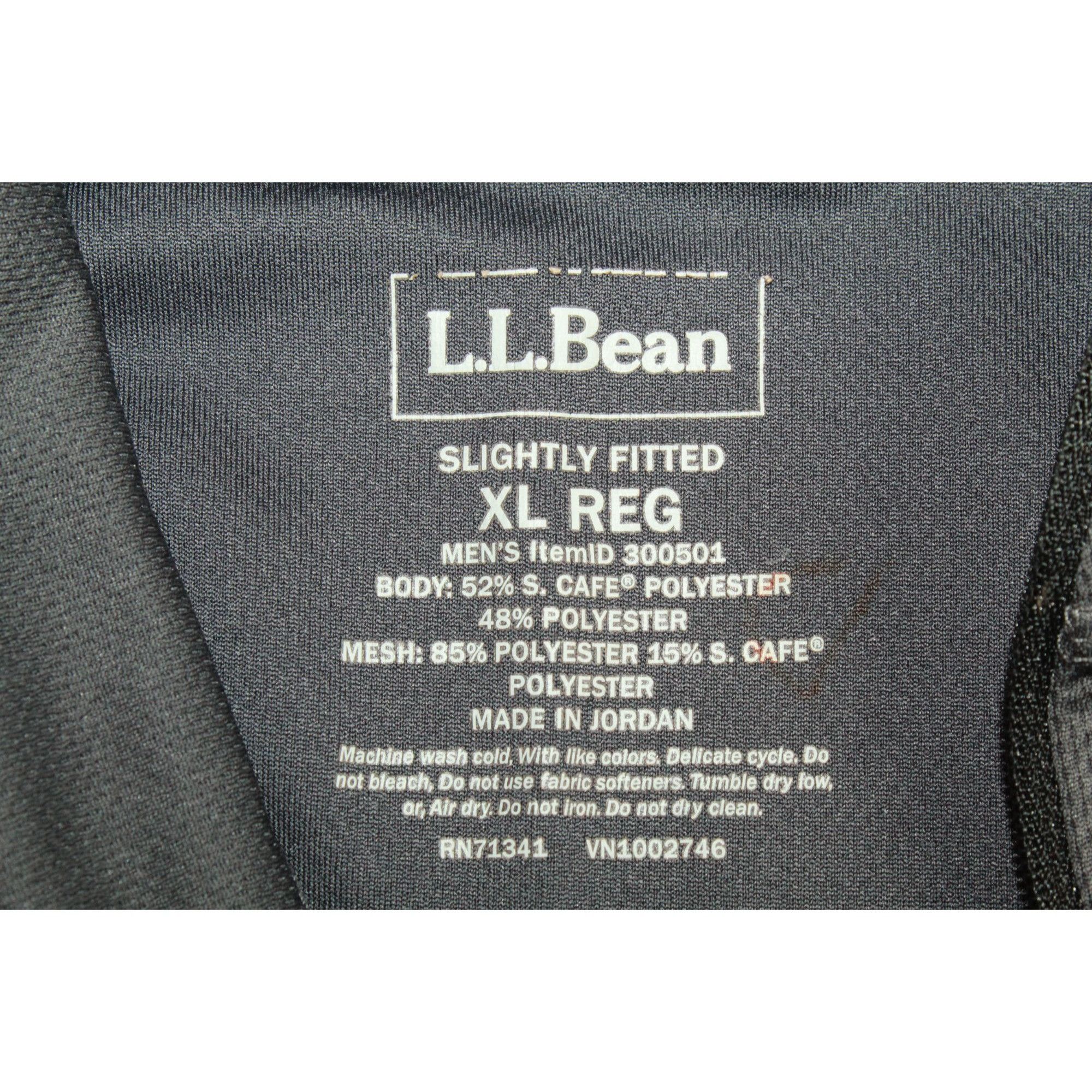 L.L. Bean LL Bean Mens XL Gray Quarter Zip Pullover Outdoor Athletic Size US XL / EU 56 / 4 - 9 Thumbnail