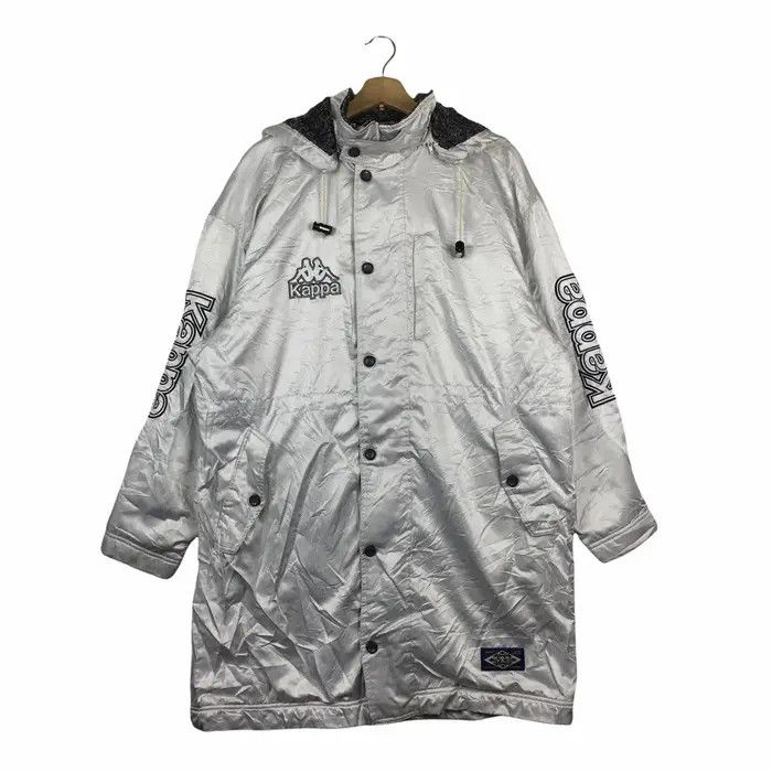 Kappa Vtg KAPPA ITALIA FOOTBALL Coach Trench Parka Windbreaker Size US L / EU 52-54 / 3 - 2 Thumbnail