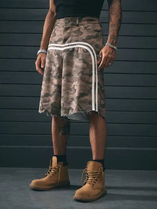 Jean Cargo military Y2K Drip shorts Size US 30 / EU 46 - 1 Thumbnail