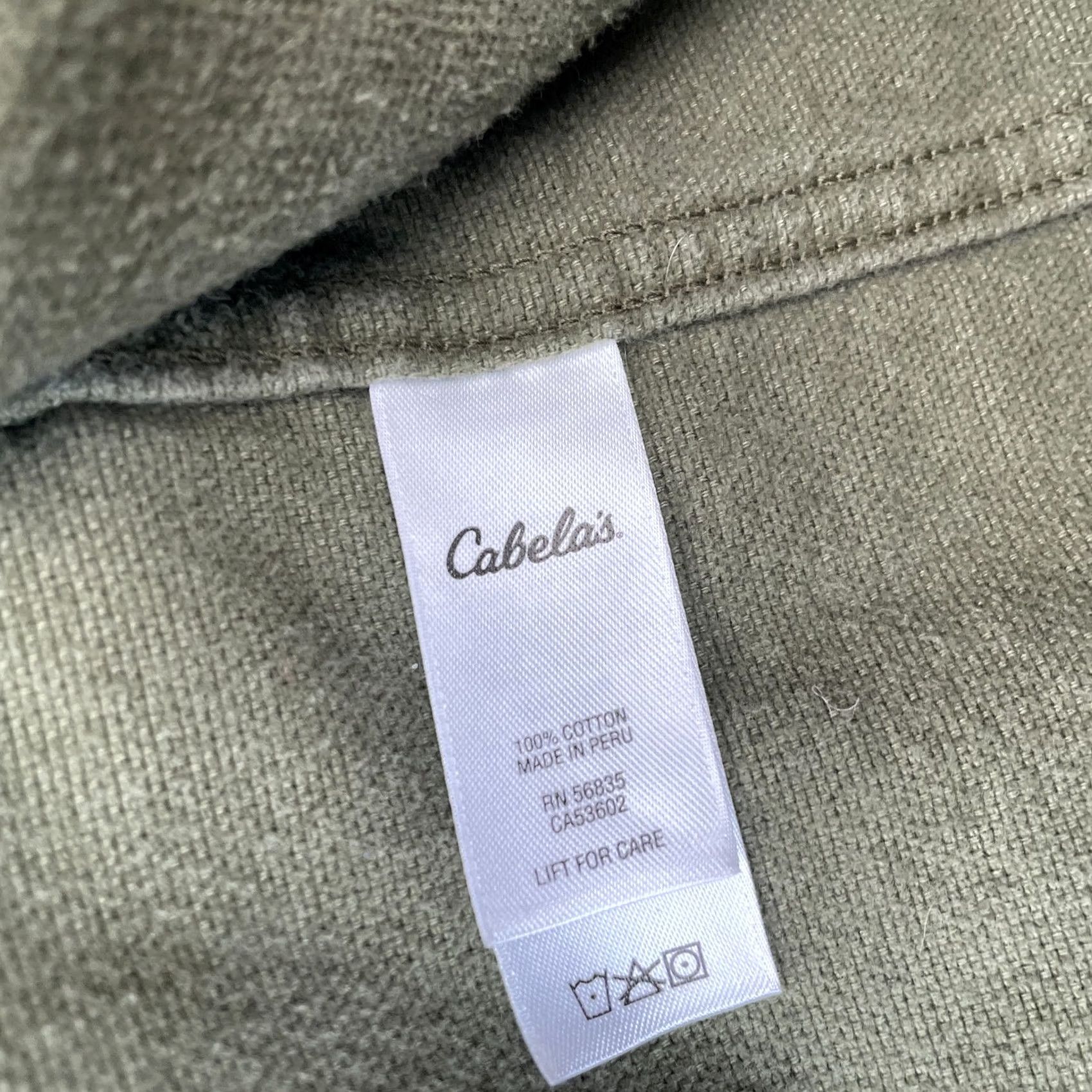 Vintage Cabela's Shirt Mens XLT Green Cotton Flannel Button-Down Casual Workwear Hiking Size US XL / EU 56 / 4 - 4 Thumbnail