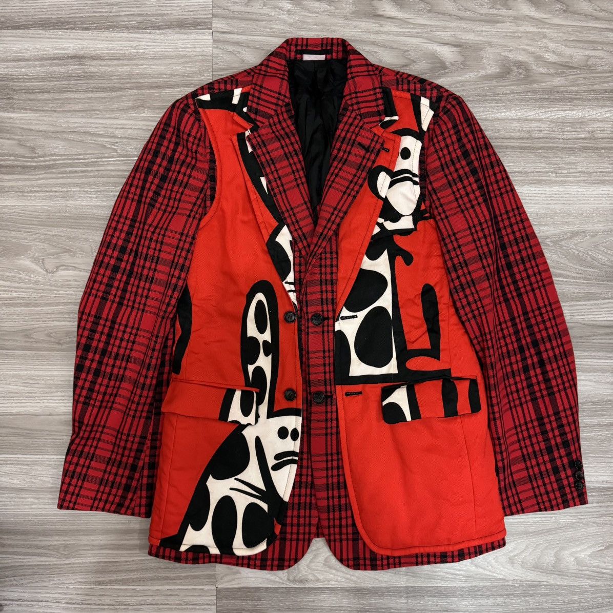 Comme des Garcons × Comme des Garcons Homme × Comme des Garcons Homme Plus AW20 Comme des Garcons Homme Plus animal print blazer jacket Size US M / EU 48-50 / 2 - 2 Thumbnail
