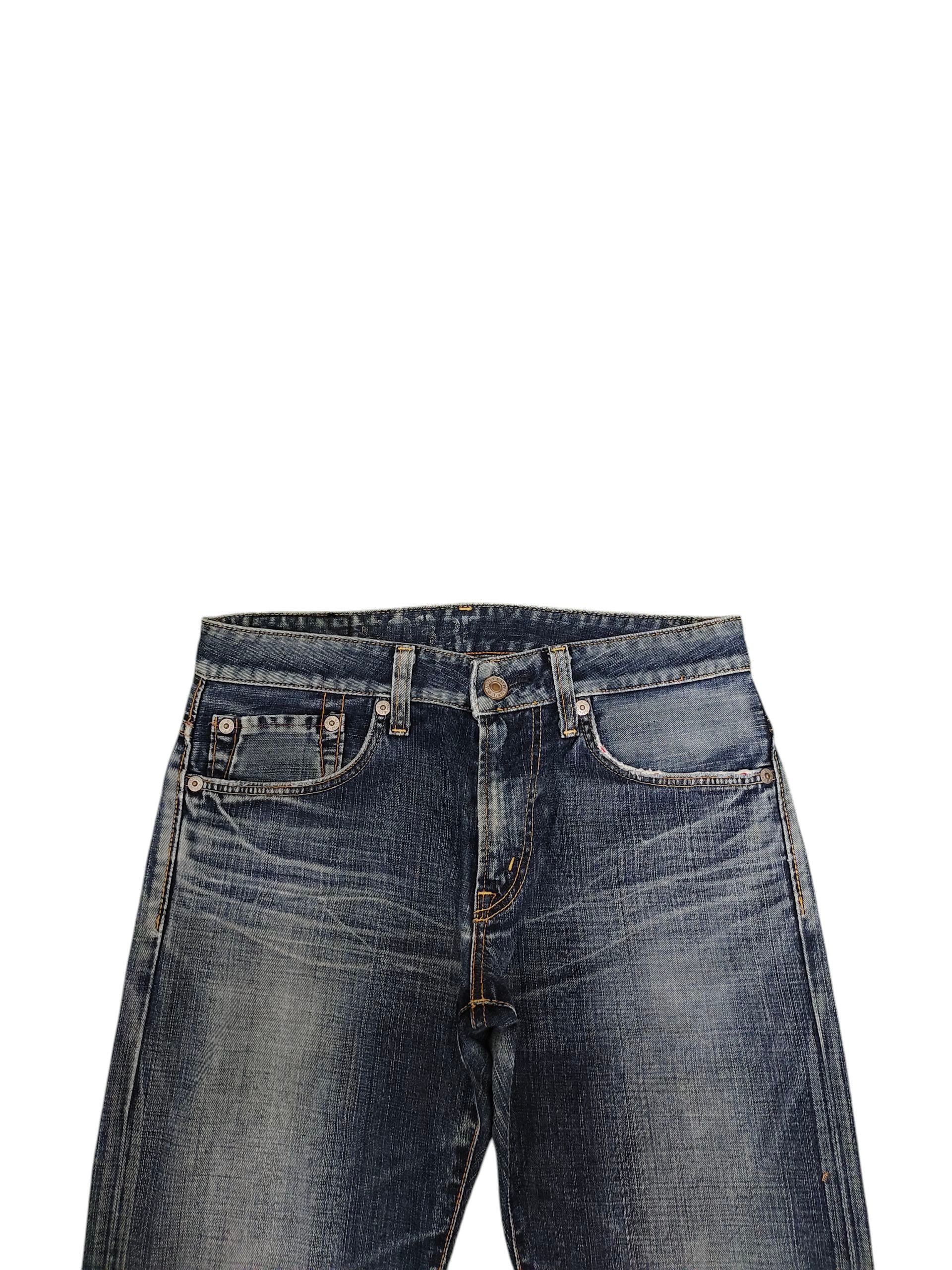 Comme des Garcons × Undercover Vintage Edwin 503 Regular Clawmark Distress Denim Jeans Size US 32 / EU 48 - 2 Thumbnail